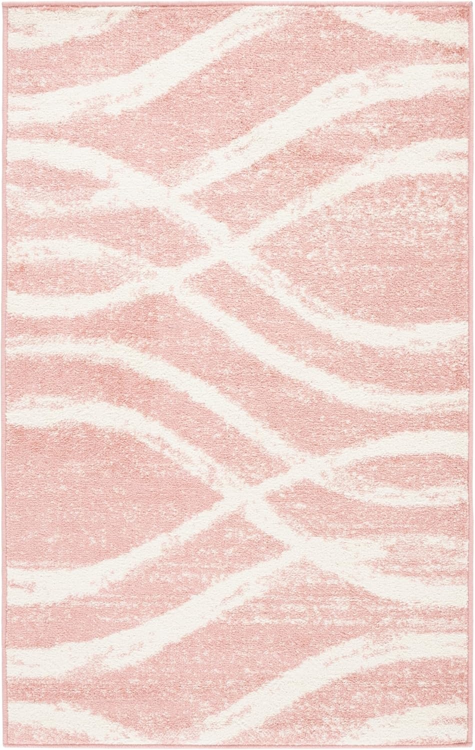image:imageSAFAVIEH Area Rug 8x10 Adirondack Collection Large Sage amp Cream Modern Wave Design NonShedding amp Easy to Clean Ideal for Living Room Bedroom Dining Space ADR125XRoseCream