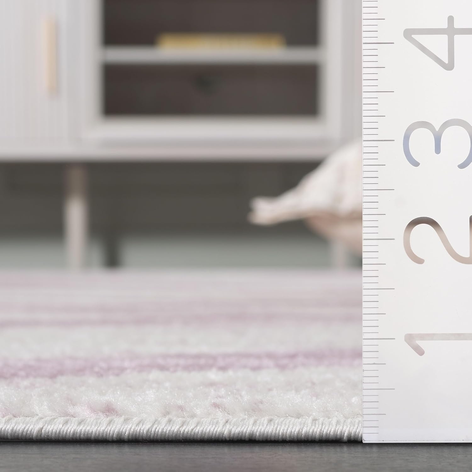 image:imageSAFAVIEH Area Rug 8x10 Adirondack Collection Large Sage amp Cream Modern Wave Design NonShedding amp Easy to Clean Ideal for Living Room Bedroom Dining Space ADR125XCreamPurple