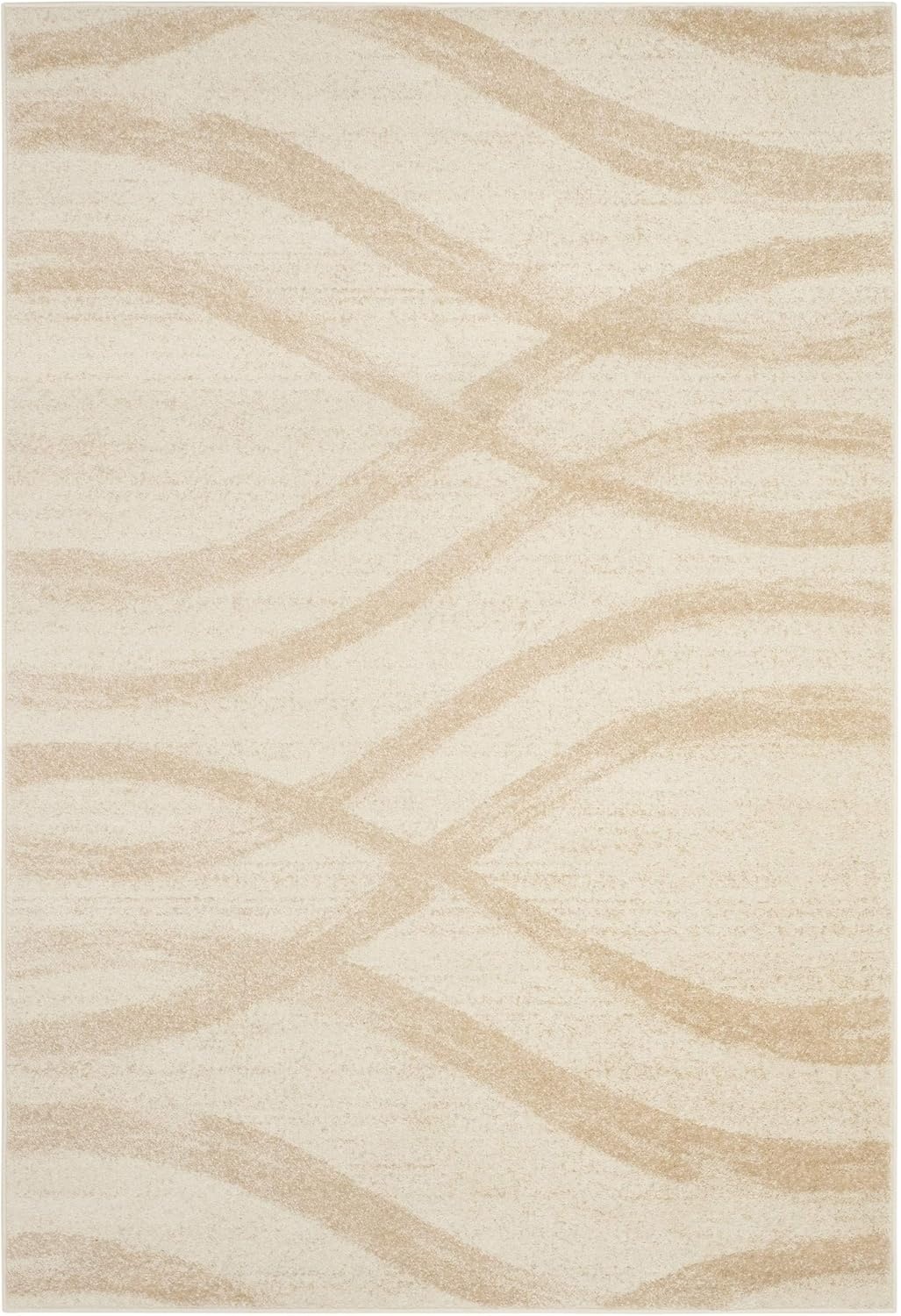 image:imageSAFAVIEH Area Rug 8x10 Adirondack Collection Large Sage amp Cream Modern Wave Design NonShedding amp Easy to Clean Ideal for Living Room Bedroom Dining Space ADR125XCreamChampagne