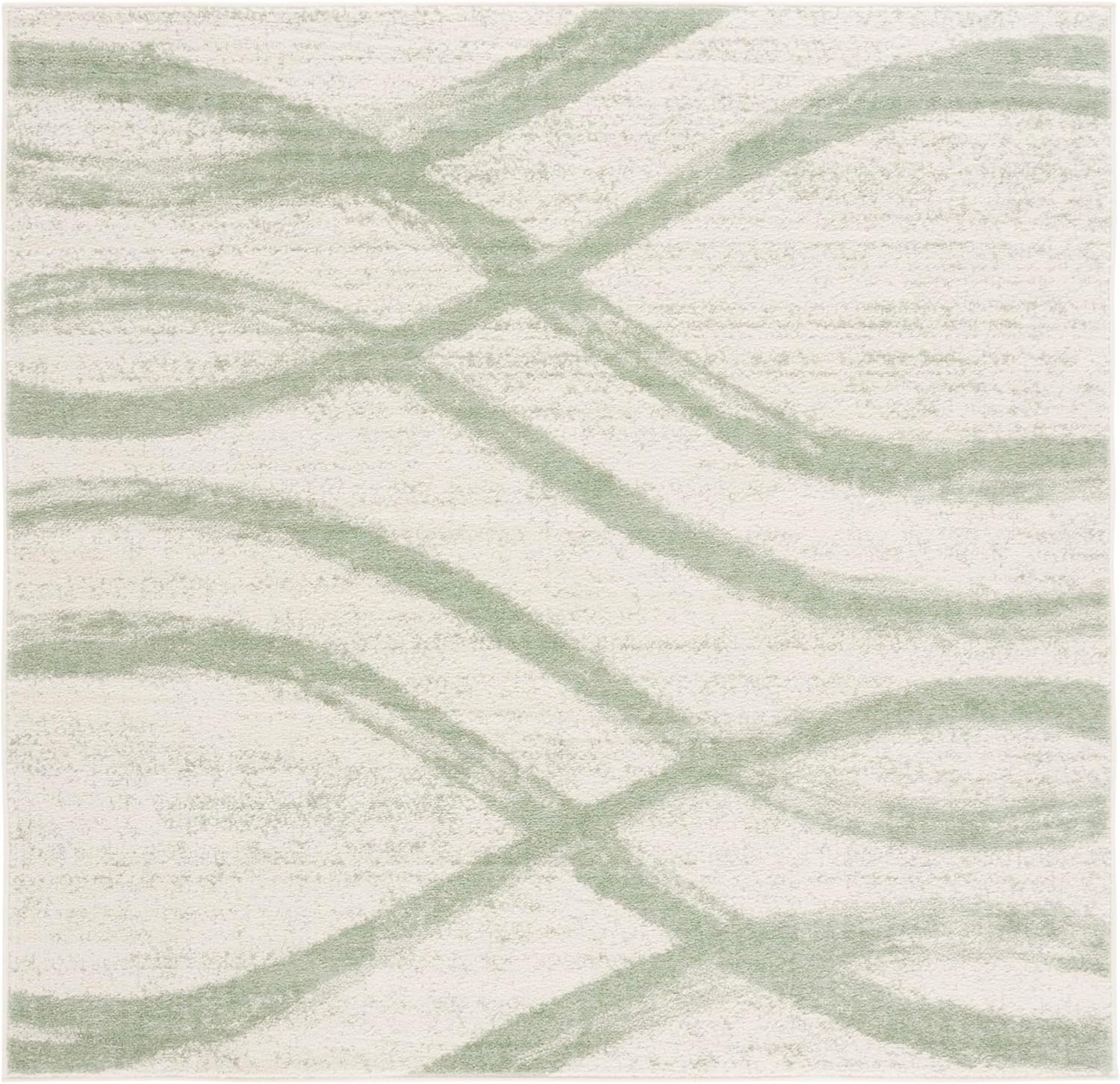 image:imageSAFAVIEH Area Rug 8x10 Adirondack Collection Large Sage amp Cream Modern Wave Design NonShedding amp Easy to Clean Ideal for Living Room Bedroom Dining Space ADR125XIvorySage
