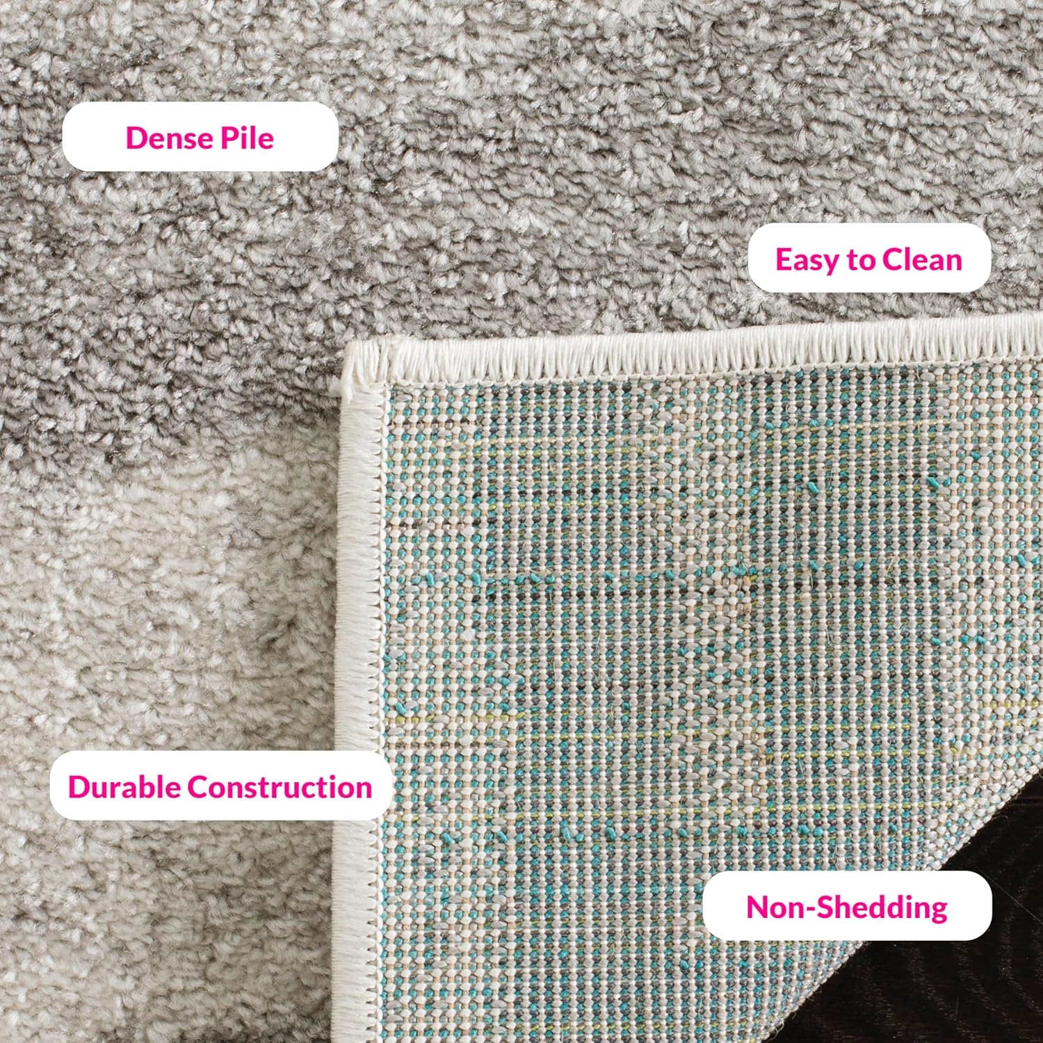 image:imageSAFAVIEH Area Rug 8x10 Adirondack Collection Large Sage amp Cream Modern Wave Design NonShedding amp Easy to Clean Ideal for Living Room Bedroom Dining Space ADR125XCreamGrey