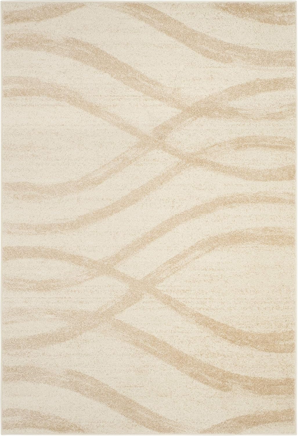 image:imageSAFAVIEH Area Rug 8x10 Adirondack Collection Large Sage amp Cream Modern Wave Design NonShedding amp Easy to Clean Ideal for Living Room Bedroom Dining Space ADR125XCreamChampagne