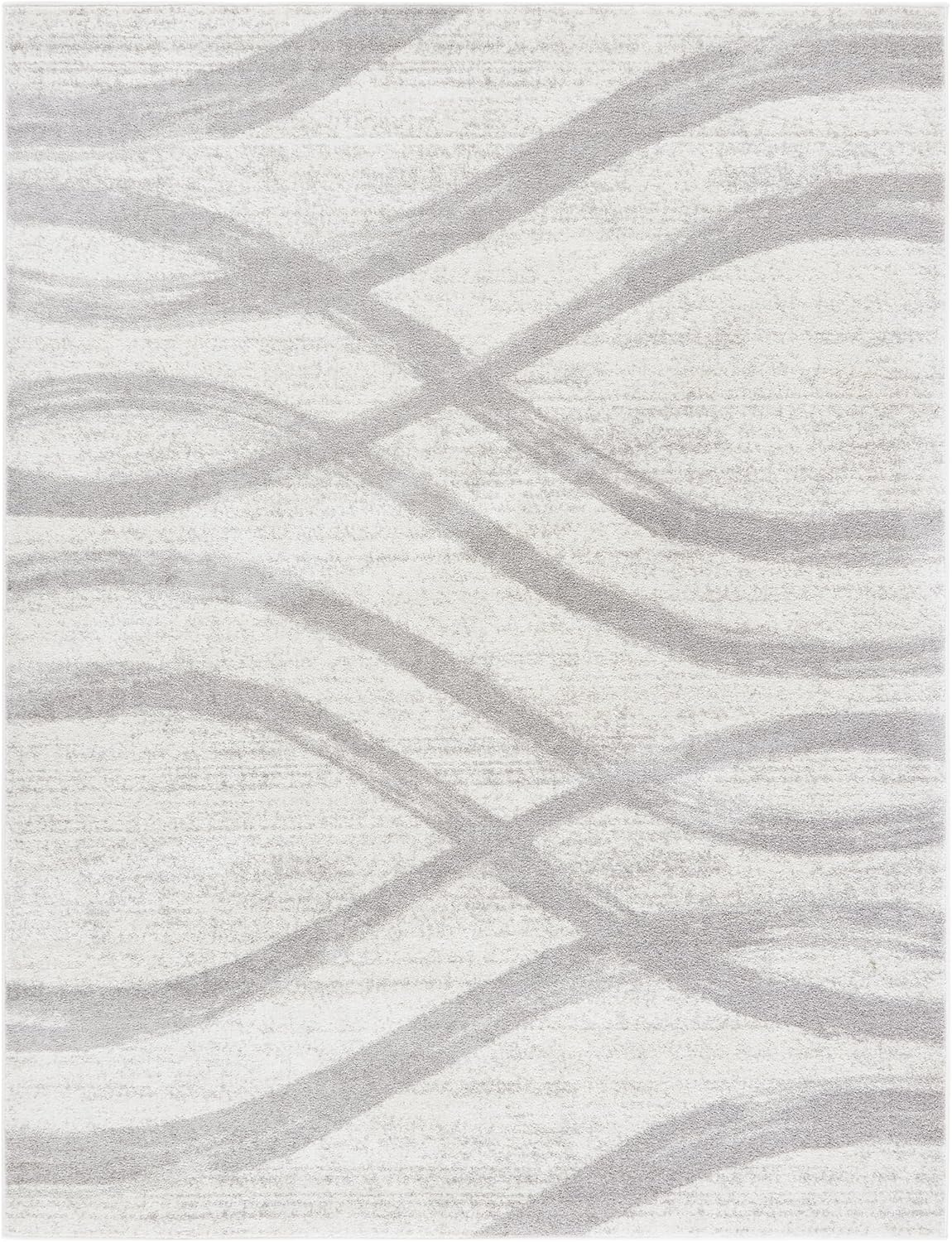 image:imageSAFAVIEH Area Rug 8x10 Adirondack Collection Large Sage amp Cream Modern Wave Design NonShedding amp Easy to Clean Ideal for Living Room Bedroom Dining Space ADR125XCreamGrey