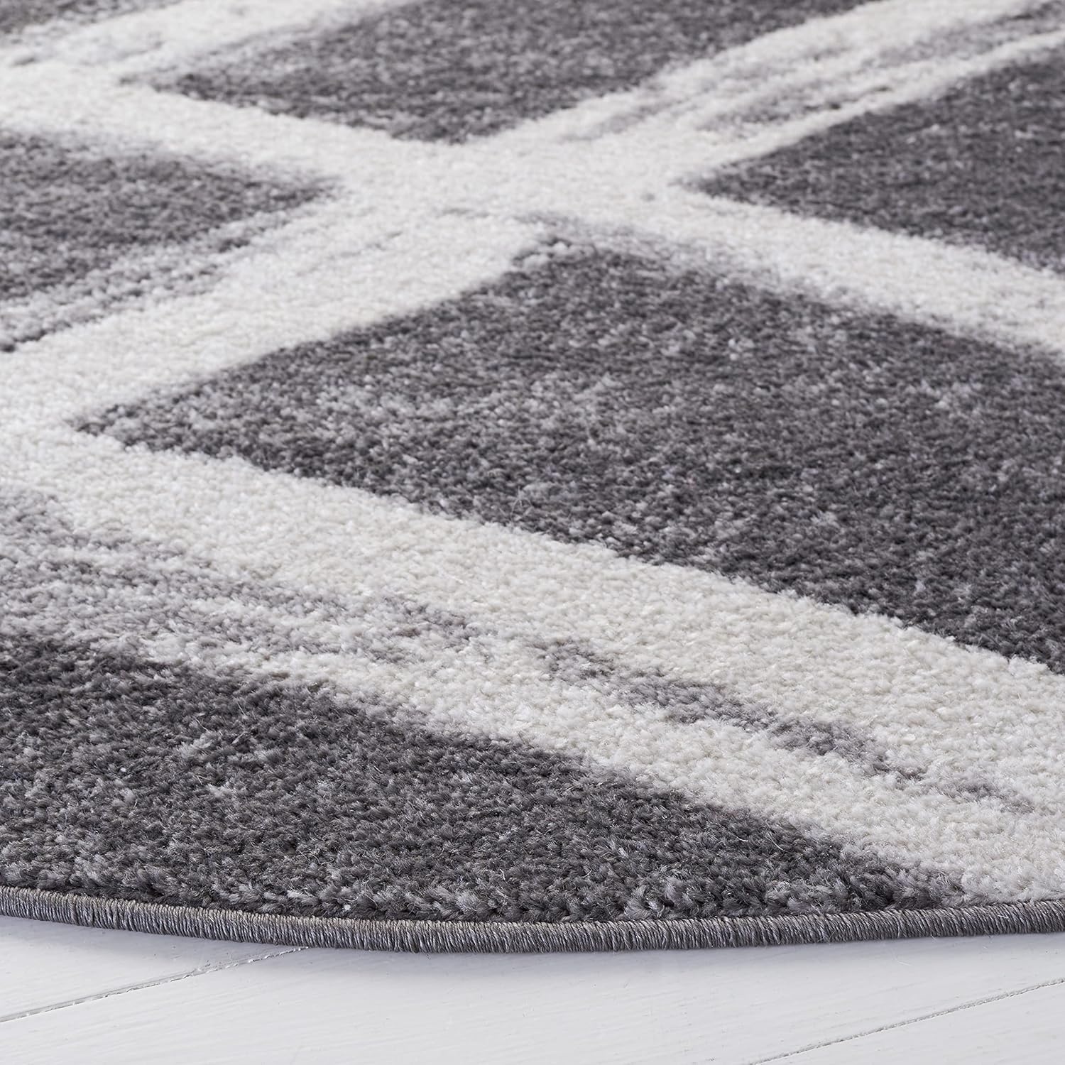 image:imageSAFAVIEH Area Rug 8x10 Adirondack Collection Large Sage amp Cream Modern Wave Design NonShedding amp Easy to Clean Ideal for Living Room Bedroom Dining Space ADR125XCharcoalIvory