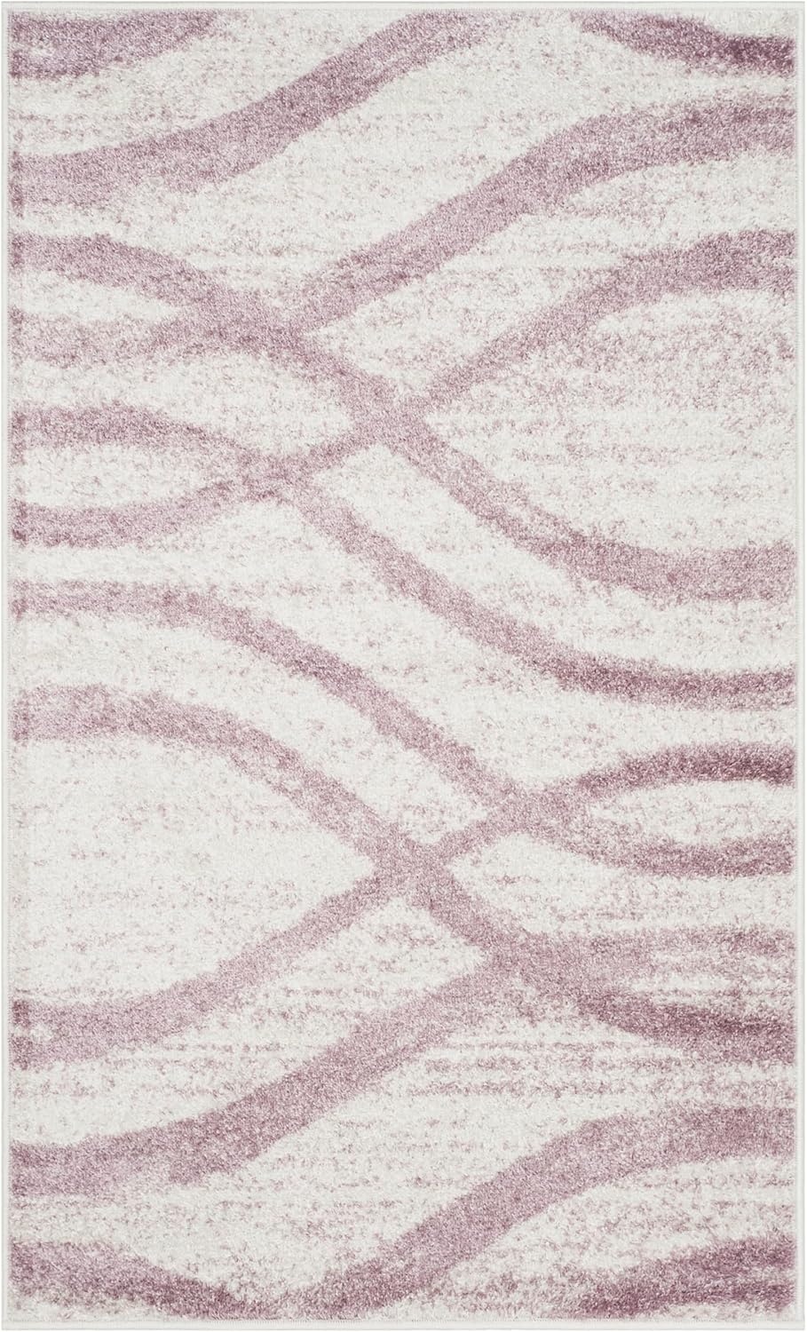 image:imageSAFAVIEH Area Rug 8x10 Adirondack Collection Large Sage amp Cream Modern Wave Design NonShedding amp Easy to Clean Ideal for Living Room Bedroom Dining Space ADR125XCreamPurple