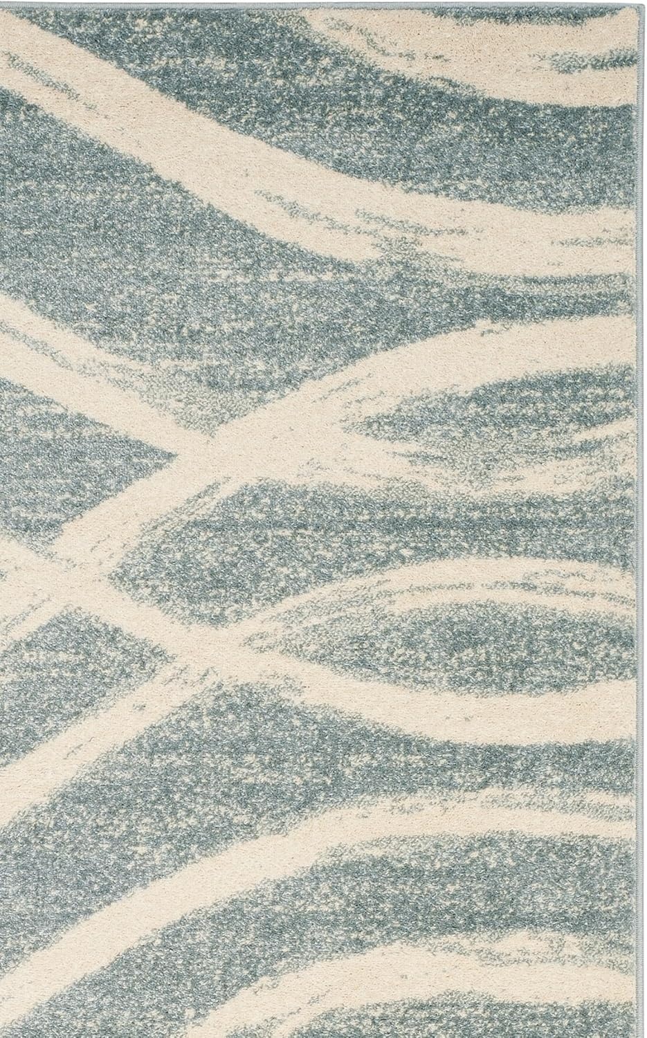image:imageSAFAVIEH Area Rug 8x10 Adirondack Collection Large Sage amp Cream Modern Wave Design NonShedding amp Easy to Clean Ideal for Living Room Bedroom Dining Space ADR125XCreamSlate