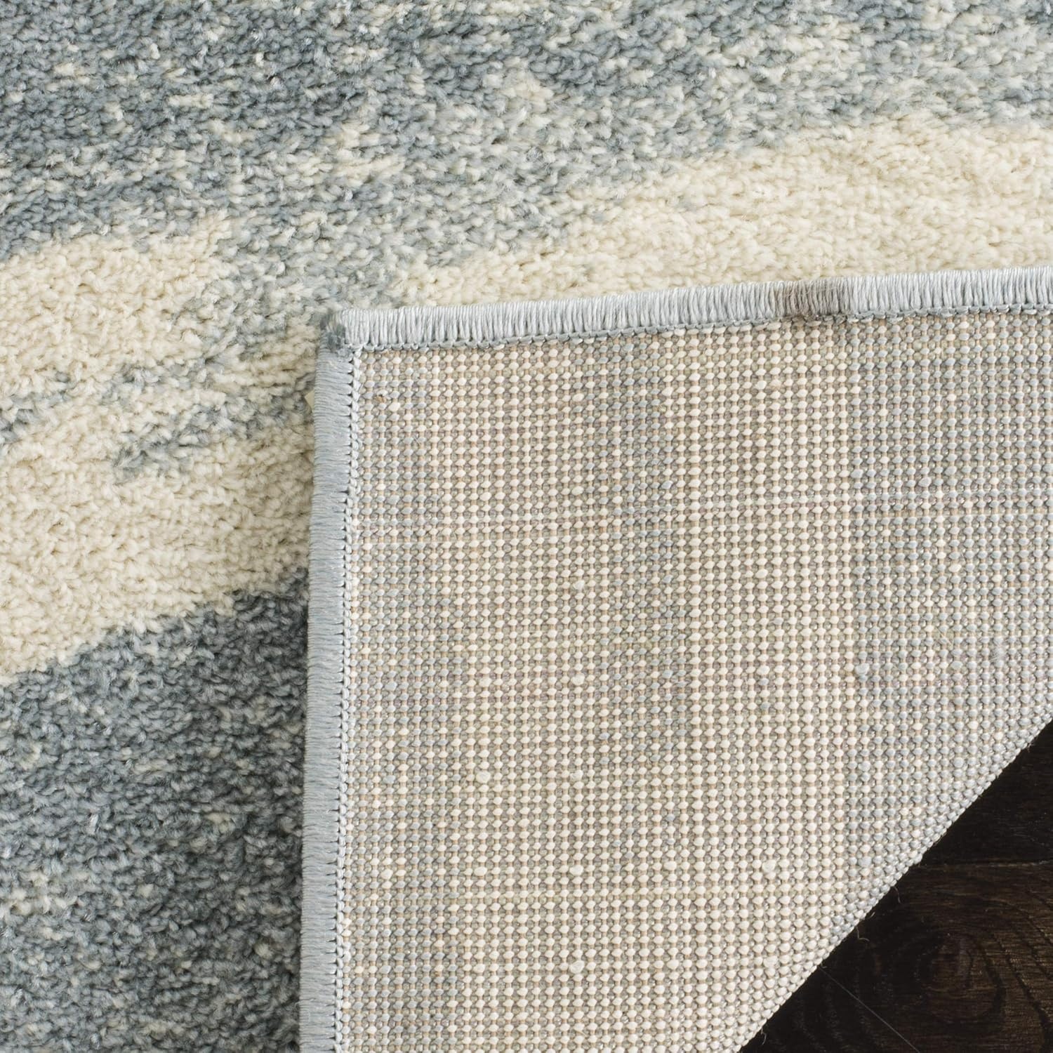 image:imageSAFAVIEH Area Rug 8x10 Adirondack Collection Large Sage amp Cream Modern Wave Design NonShedding amp Easy to Clean Ideal for Living Room Bedroom Dining Space ADR125XCreamSlate