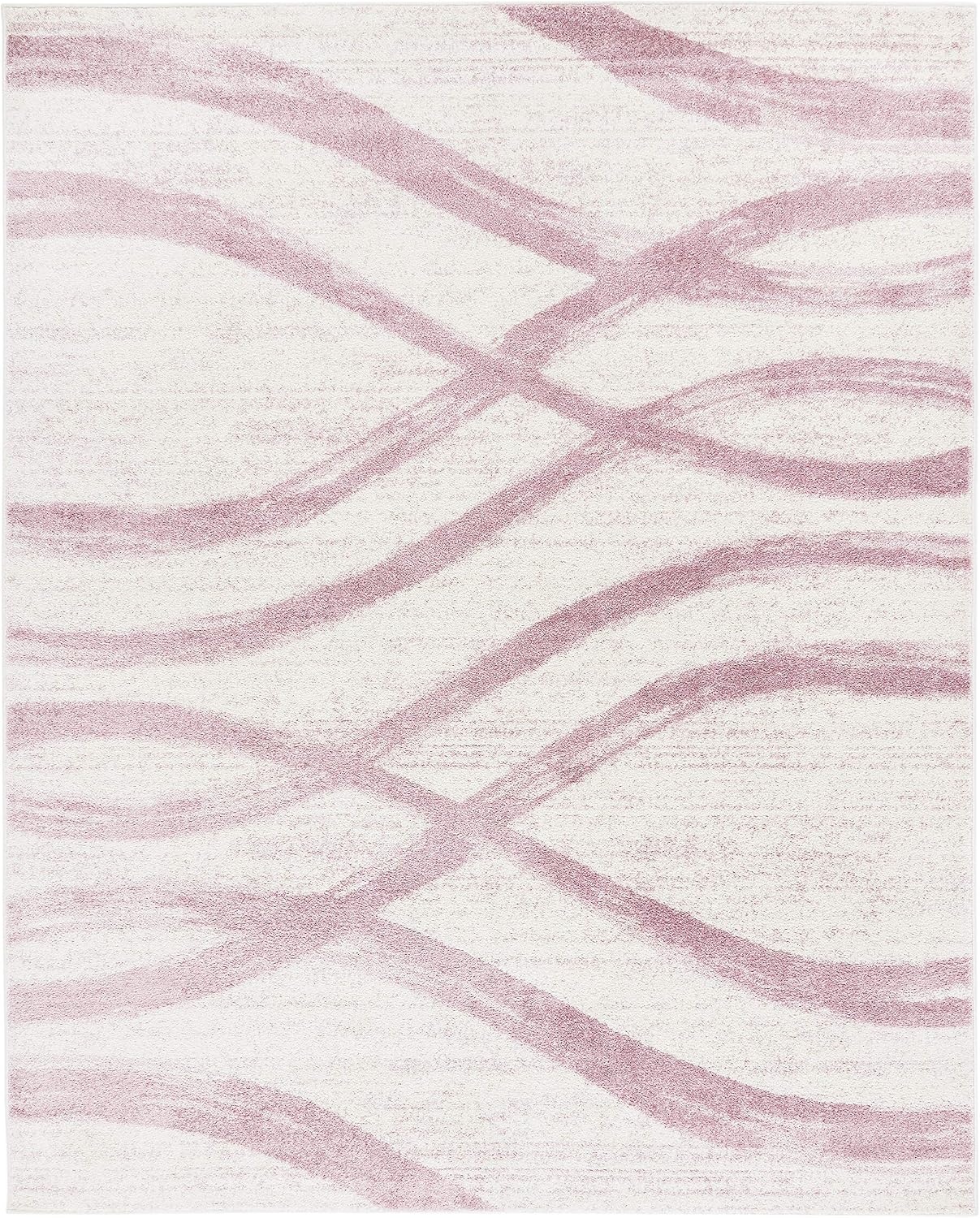 image:imageSAFAVIEH Area Rug 8x10 Adirondack Collection Large Sage amp Cream Modern Wave Design NonShedding amp Easy to Clean Ideal for Living Room Bedroom Dining Space ADR125XCreamPurple