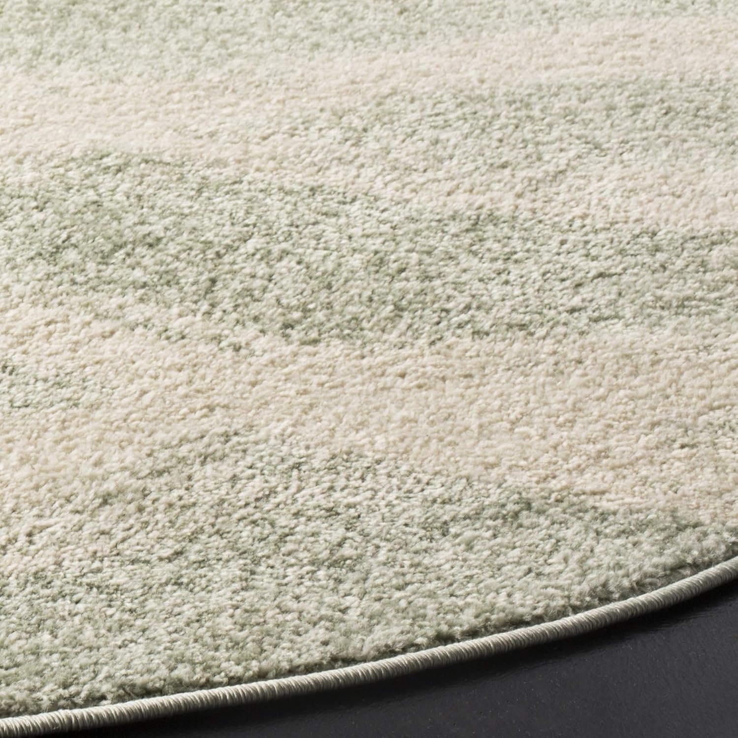image:imageSAFAVIEH Area Rug 8x10 Adirondack Collection Large Sage amp Cream Modern Wave Design NonShedding amp Easy to Clean Ideal for Living Room Bedroom Dining Space ADR125XSageCream