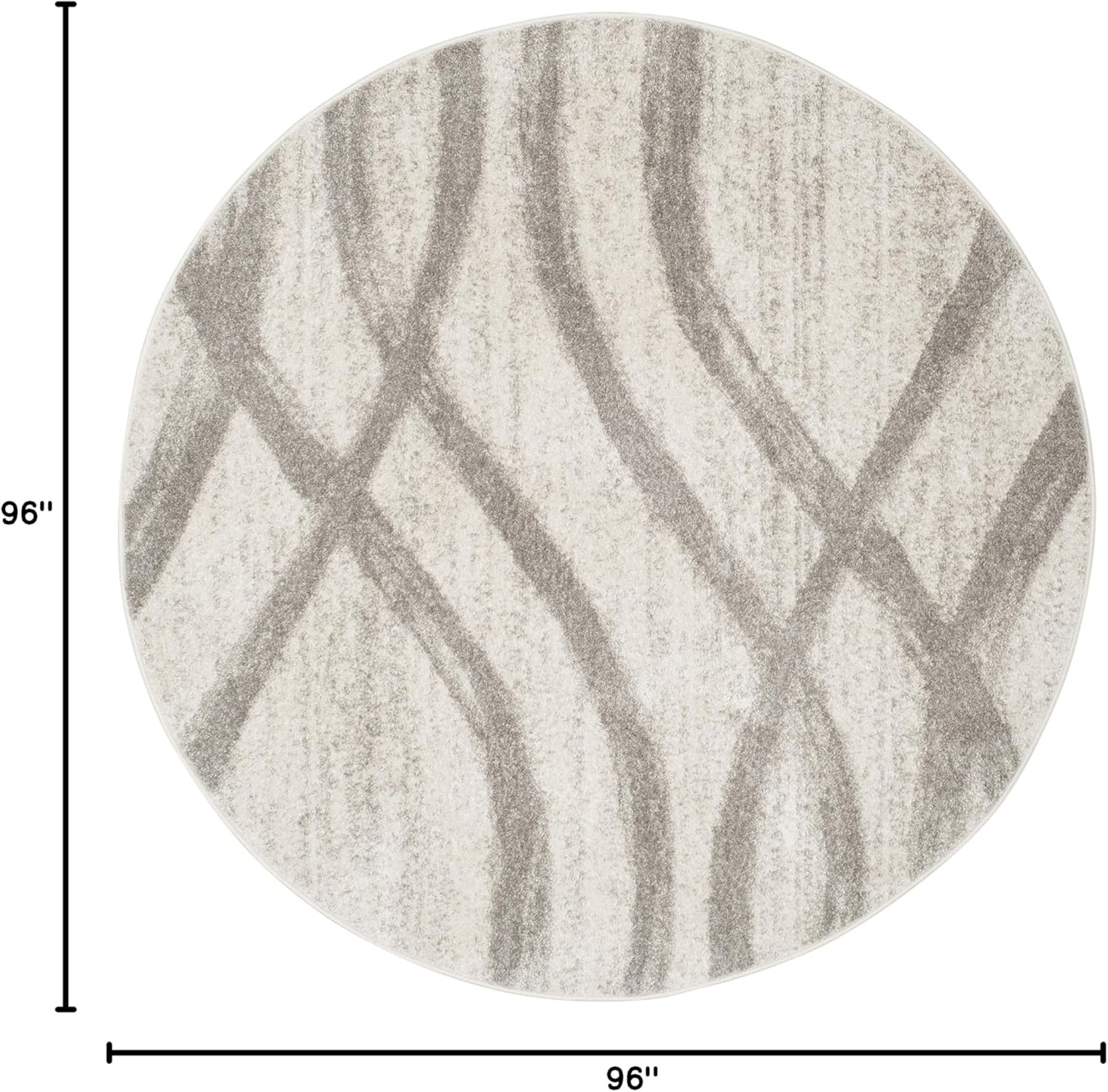 image:imageSAFAVIEH Area Rug 8x10 Adirondack Collection Large Sage amp Cream Modern Wave Design NonShedding amp Easy to Clean Ideal for Living Room Bedroom Dining Space ADR125XCreamGrey