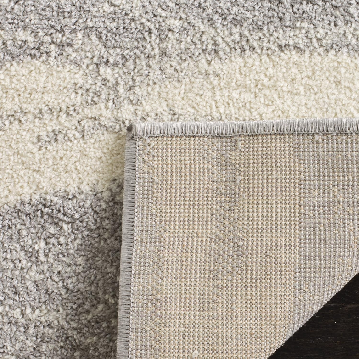 image:imageSAFAVIEH Area Rug 8x10 Adirondack Collection Large Sage amp Cream Modern Wave Design NonShedding amp Easy to Clean Ideal for Living Room Bedroom Dining Space ADR125XGreyCream