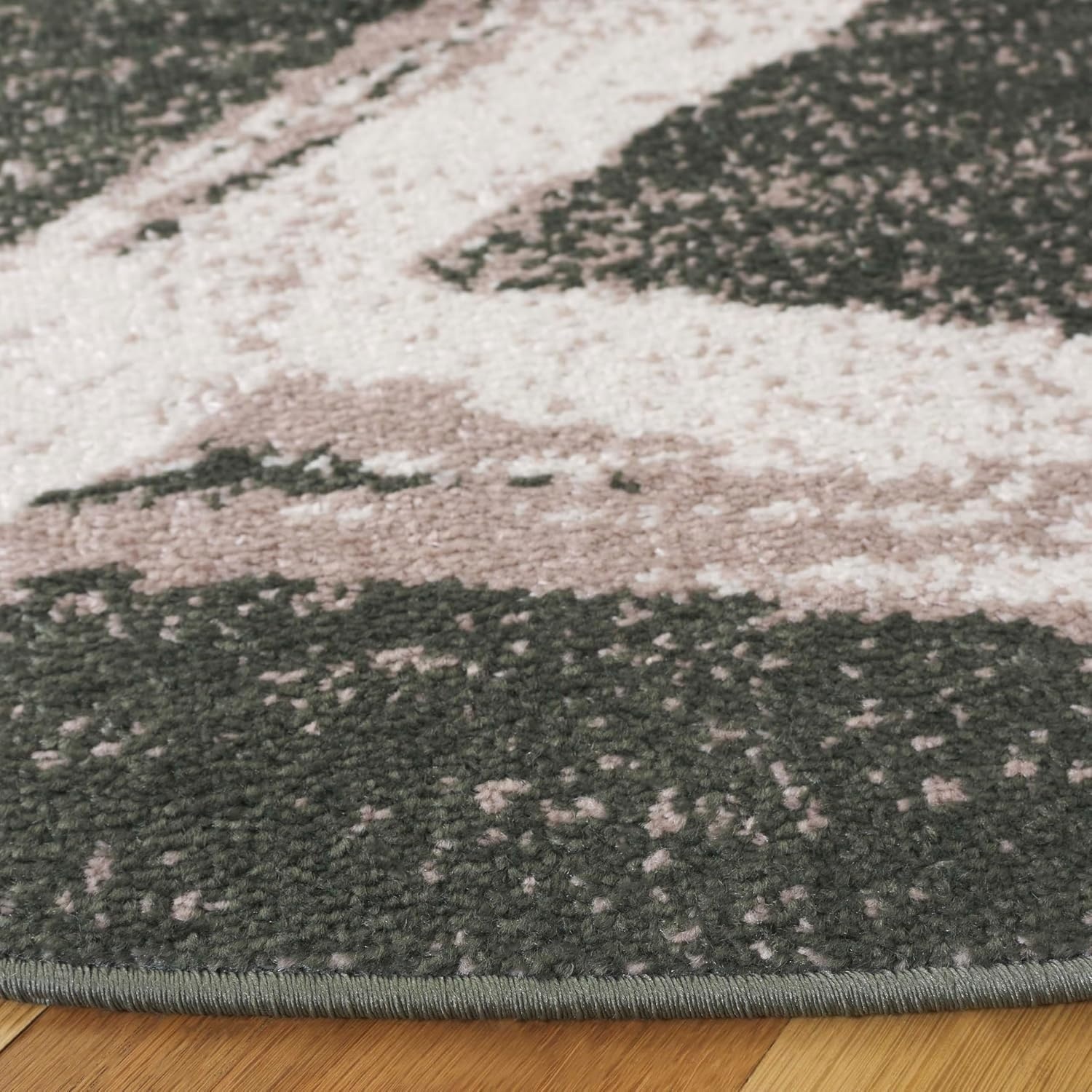 image:imageSAFAVIEH Area Rug 8x10 Adirondack Collection Large Sage amp Cream Modern Wave Design NonShedding amp Easy to Clean Ideal for Living Room Bedroom Dining Space ADR125XDark GreenIvory