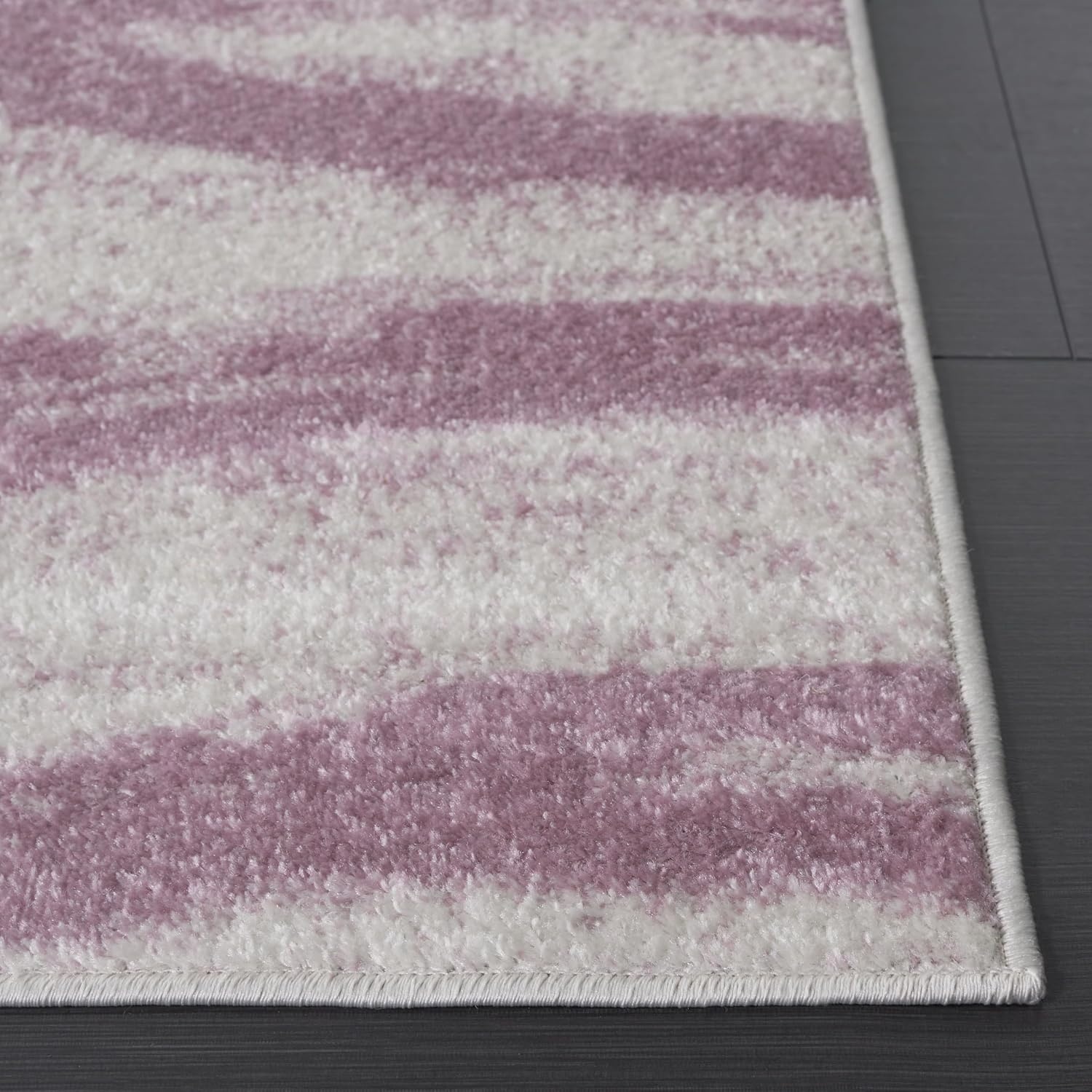 image:imageSAFAVIEH Area Rug 8x10 Adirondack Collection Large Sage amp Cream Modern Wave Design NonShedding amp Easy to Clean Ideal for Living Room Bedroom Dining Space ADR125XCreamPurple