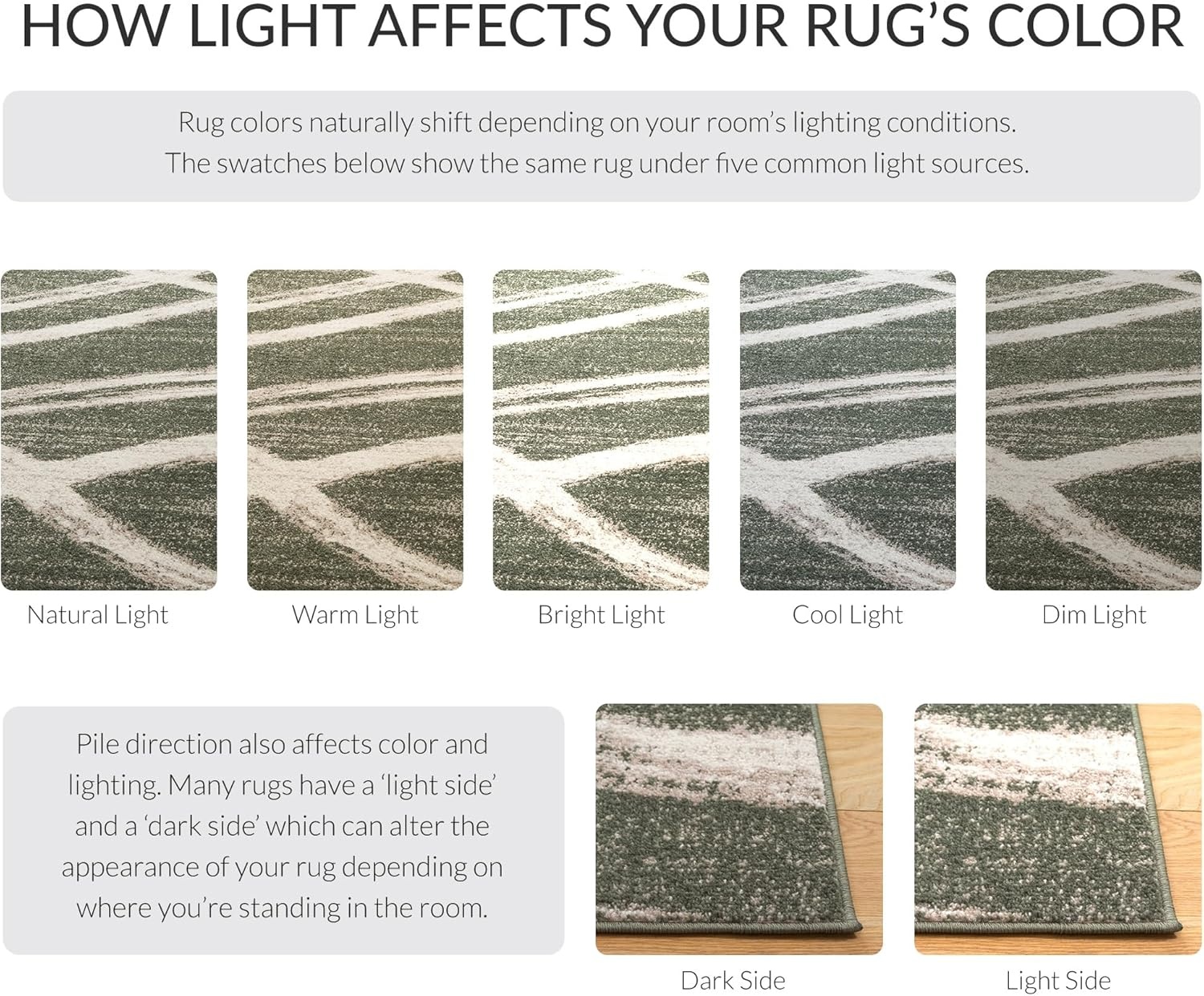 image:imageSAFAVIEH Area Rug 8x10 Adirondack Collection Large Sage amp Cream Modern Wave Design NonShedding amp Easy to Clean Ideal for Living Room Bedroom Dining Space ADR125XDark GreenIvory