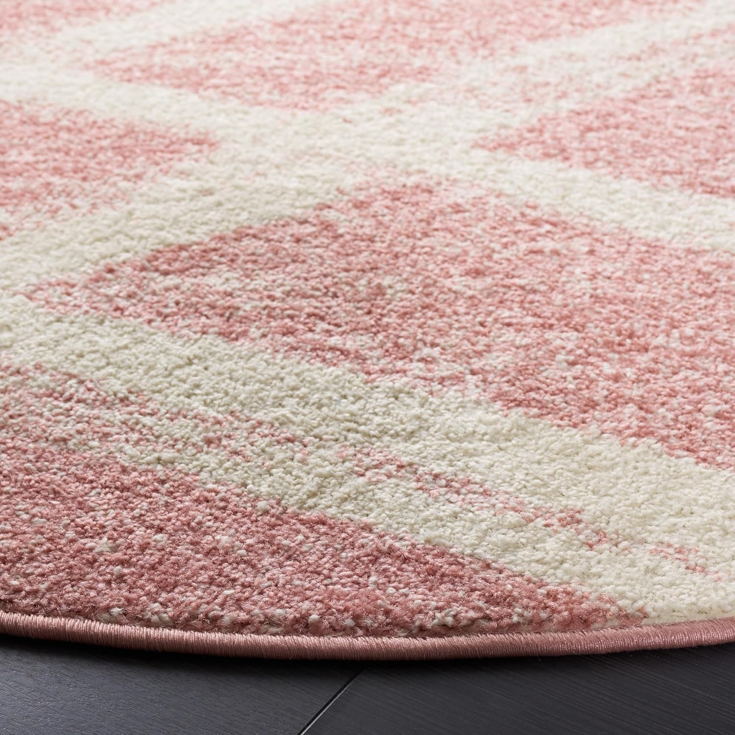 image:imageSAFAVIEH Area Rug 8x10 Adirondack Collection Large Sage amp Cream Modern Wave Design NonShedding amp Easy to Clean Ideal for Living Room Bedroom Dining Space ADR125XRoseCream