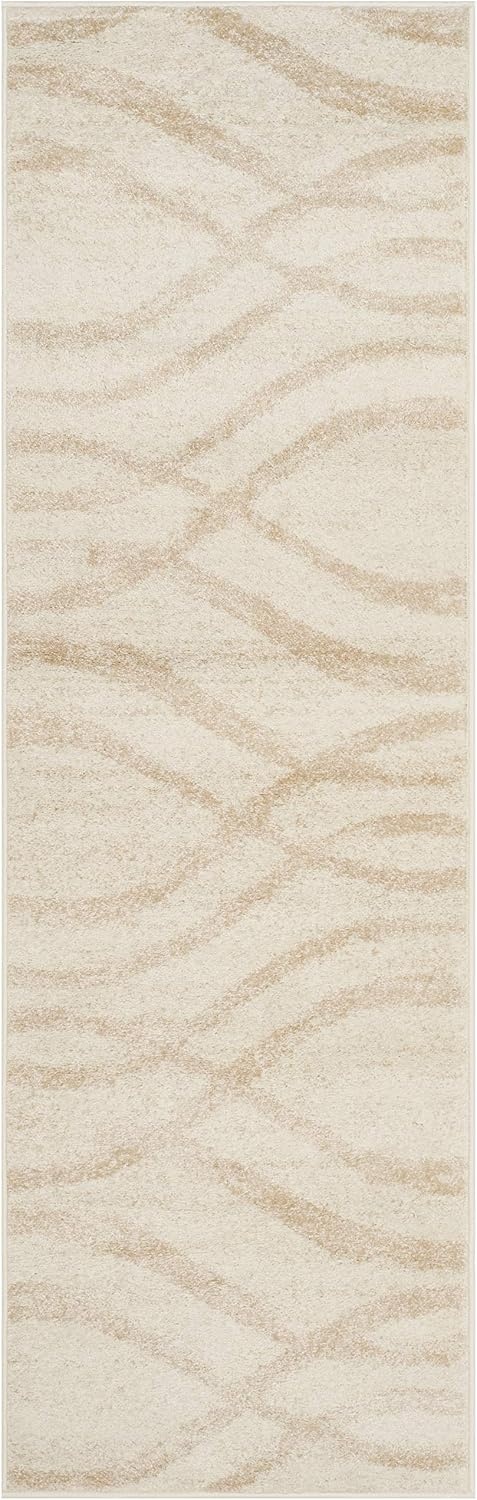image:imageSAFAVIEH Area Rug 8x10 Adirondack Collection Large Sage amp Cream Modern Wave Design NonShedding amp Easy to Clean Ideal for Living Room Bedroom Dining Space ADR125XCreamChampagne