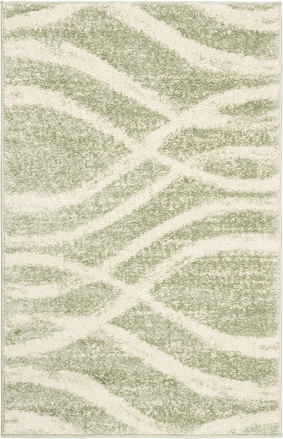 image:imageSAFAVIEH Area Rug 8x10 Adirondack Collection Large Sage amp Cream Modern Wave Design NonShedding amp Easy to Clean Ideal for Living Room Bedroom Dining Space ADR125XSageCream