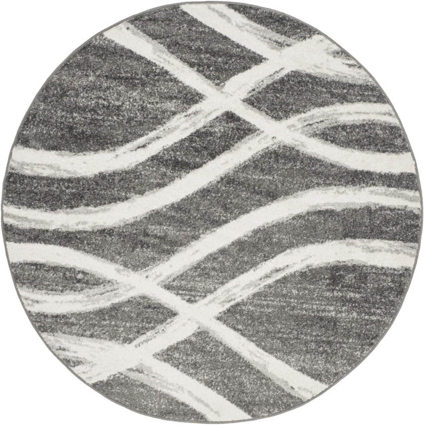image:imageSAFAVIEH Area Rug 8x10 Adirondack Collection Large Sage amp Cream Modern Wave Design NonShedding amp Easy to Clean Ideal for Living Room Bedroom Dining Space ADR125XCreamSlate