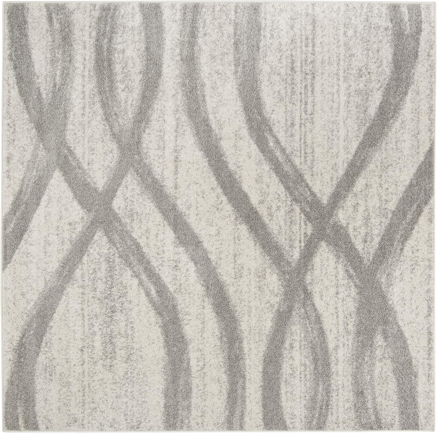 image:imageSAFAVIEH Area Rug 8x10 Adirondack Collection Large Sage amp Cream Modern Wave Design NonShedding amp Easy to Clean Ideal for Living Room Bedroom Dining Space ADR125XCreamGrey