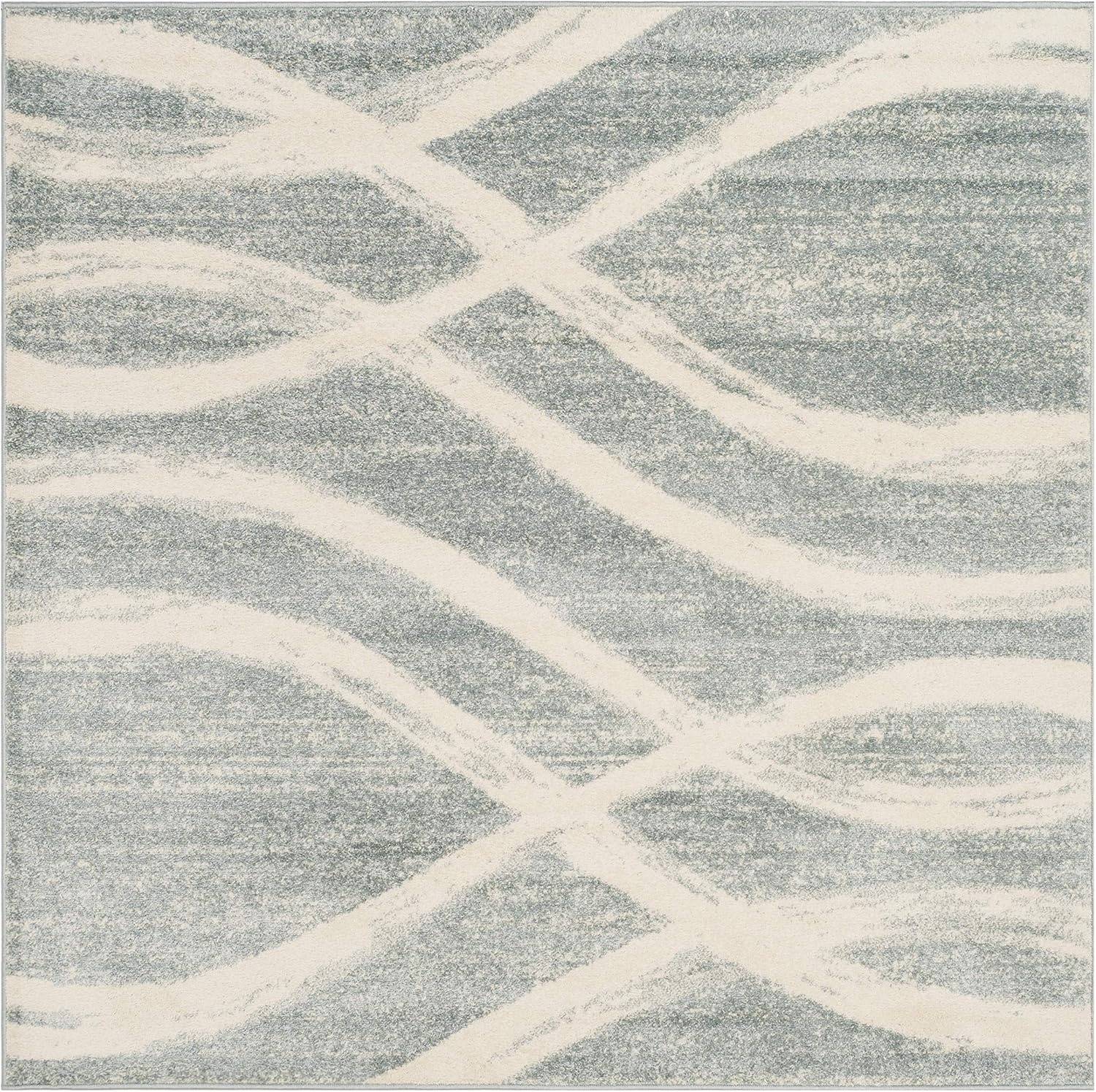 image:imageSAFAVIEH Area Rug 8x10 Adirondack Collection Large Sage amp Cream Modern Wave Design NonShedding amp Easy to Clean Ideal for Living Room Bedroom Dining Space ADR125XCreamSlate