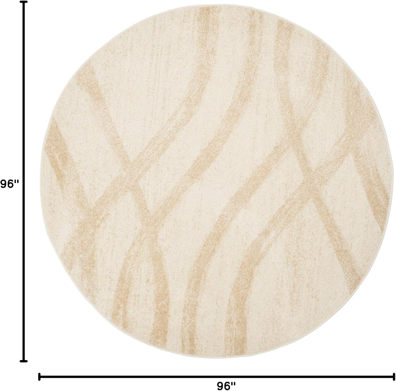 image:imageSAFAVIEH Area Rug 8x10 Adirondack Collection Large Sage amp Cream Modern Wave Design NonShedding amp Easy to Clean Ideal for Living Room Bedroom Dining Space ADR125XCreamChampagne