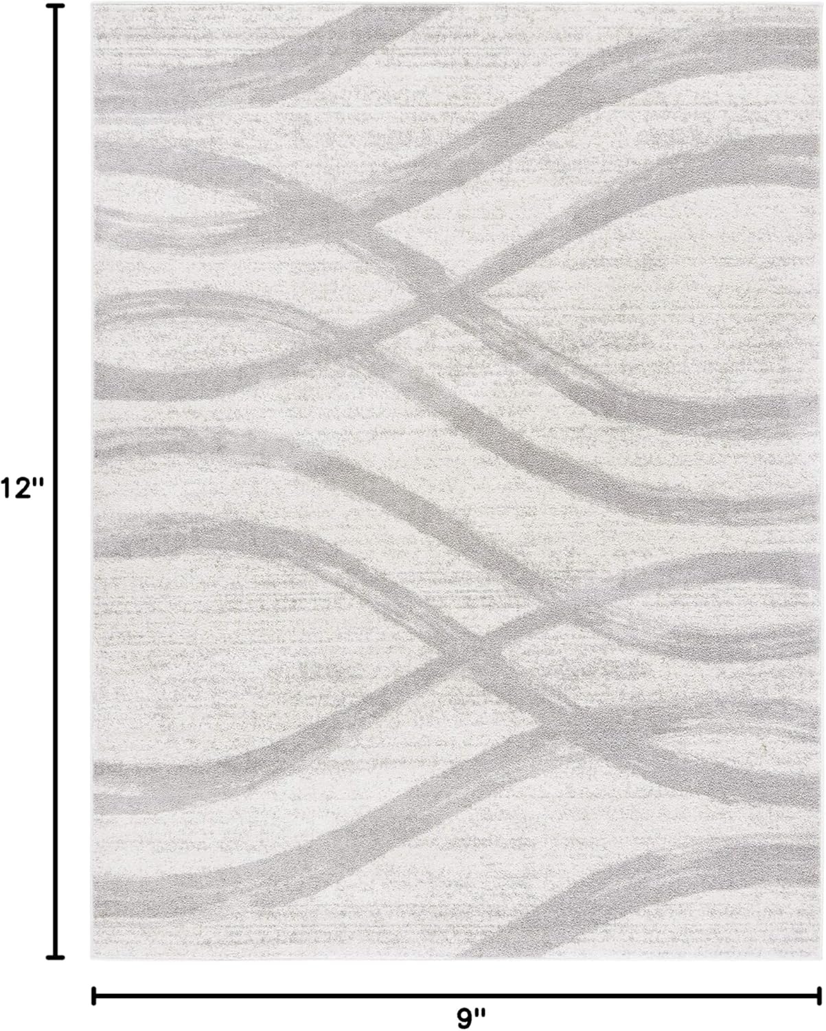 image:imageSAFAVIEH Area Rug 8x10 Adirondack Collection Large Sage amp Cream Modern Wave Design NonShedding amp Easy to Clean Ideal for Living Room Bedroom Dining Space ADR125XCreamGrey