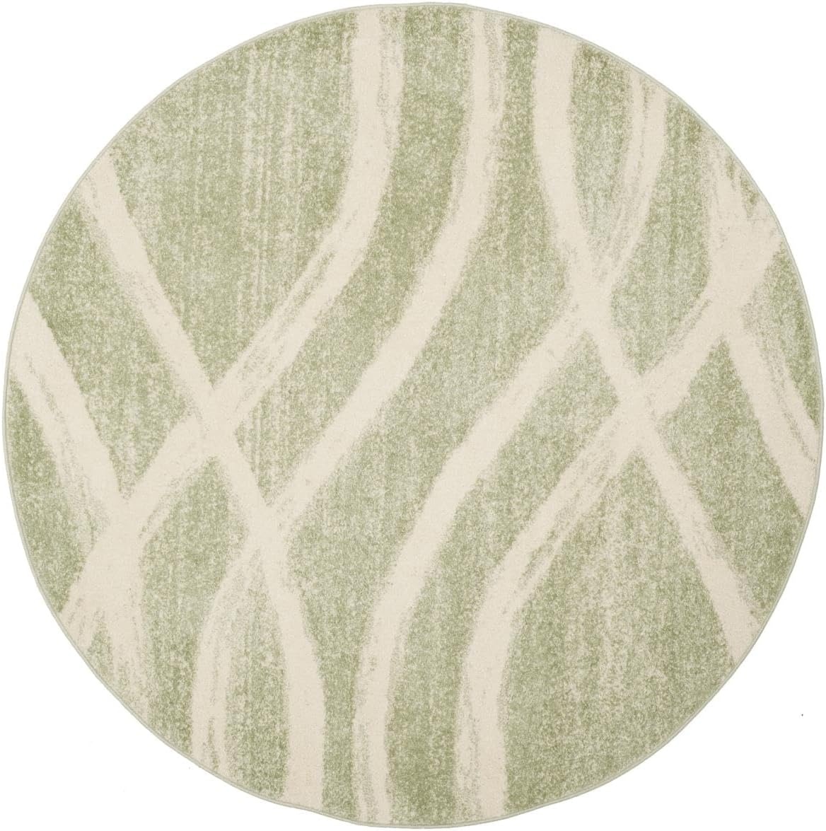 image:imageSAFAVIEH Area Rug 8x10 Adirondack Collection Large Sage amp Cream Modern Wave Design NonShedding amp Easy to Clean Ideal for Living Room Bedroom Dining Space ADR125XSageCream