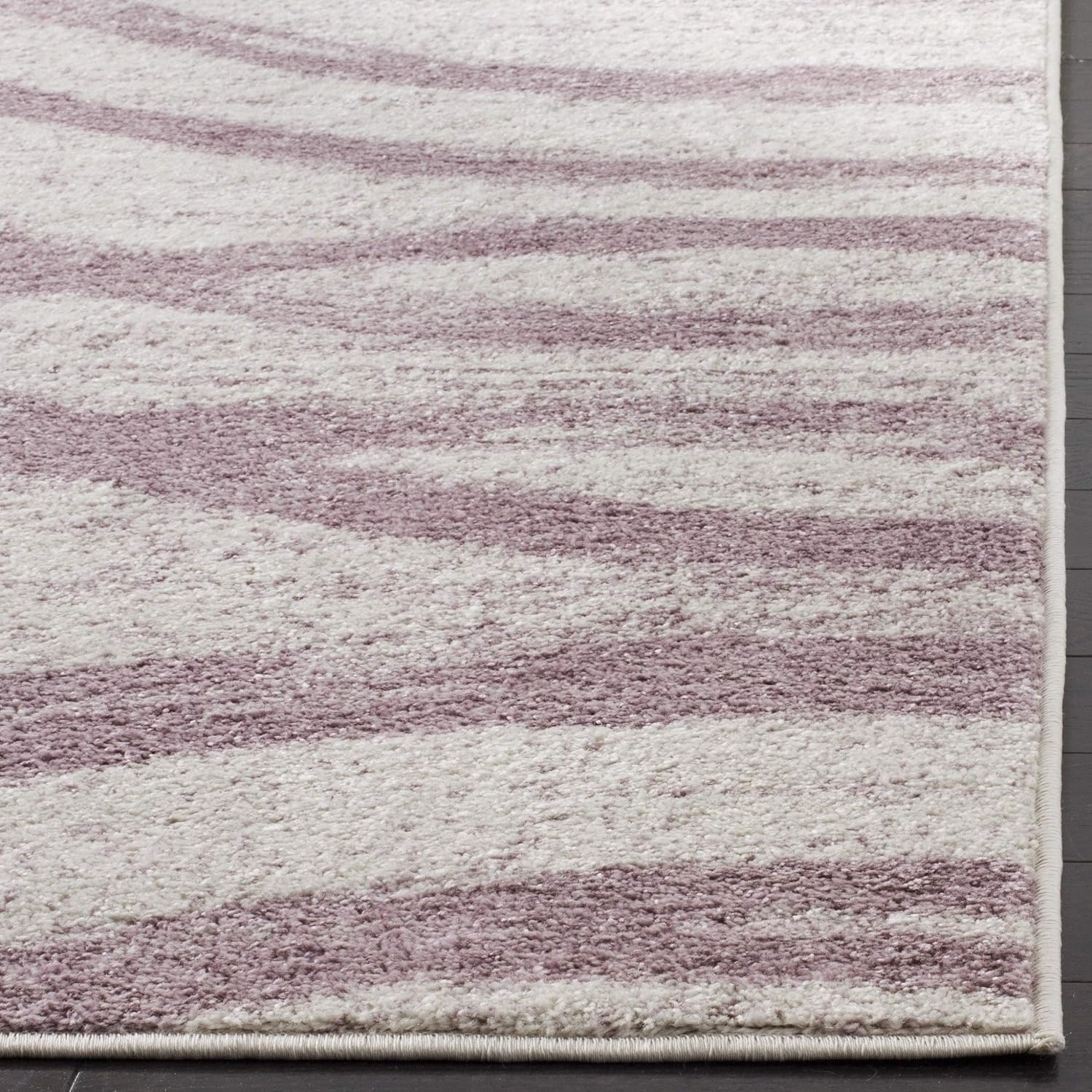 image:imageSAFAVIEH Area Rug 8x10 Adirondack Collection Large Sage amp Cream Modern Wave Design NonShedding amp Easy to Clean Ideal for Living Room Bedroom Dining Space ADR125XCreamPurple