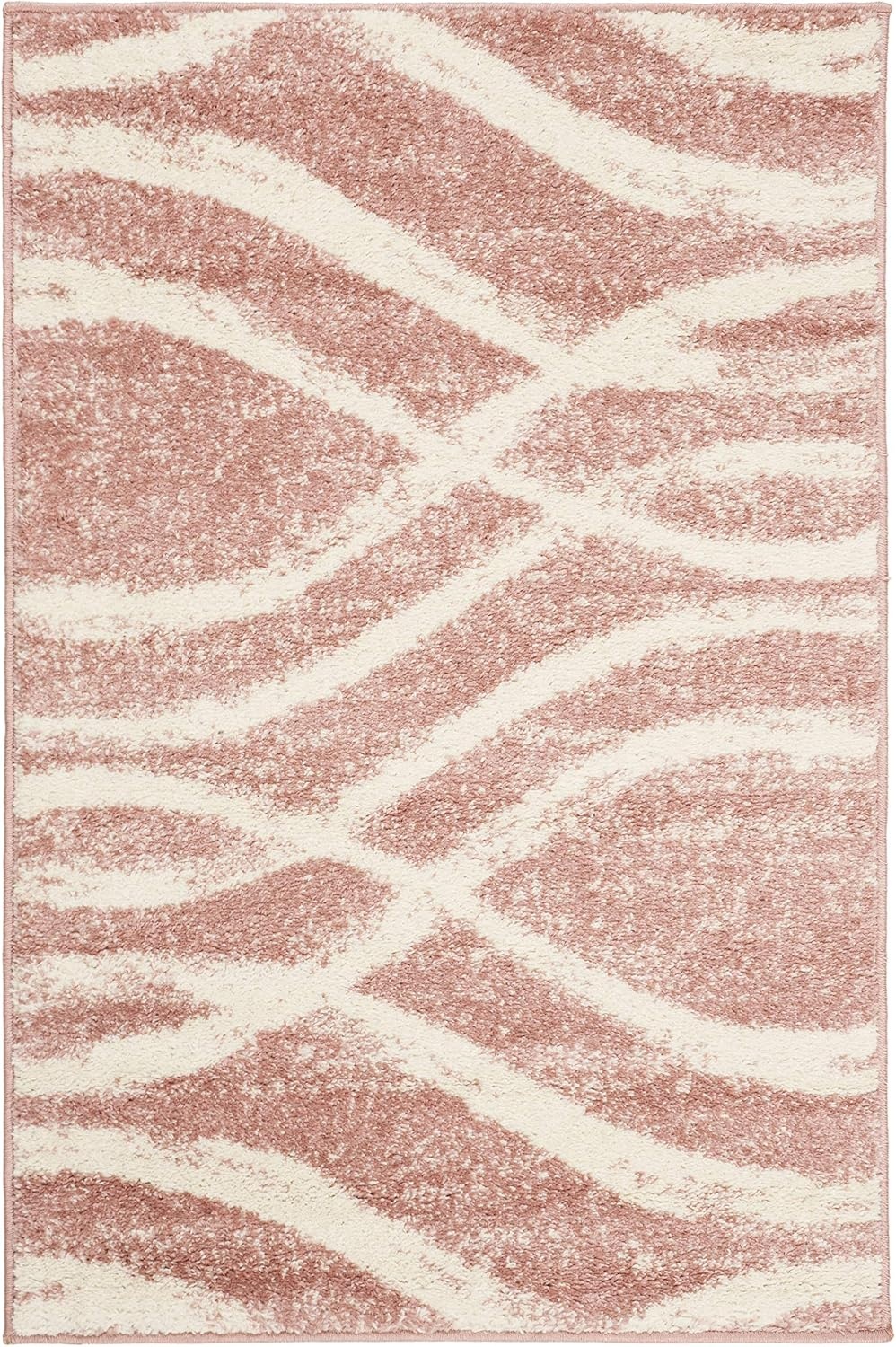 image:imageSAFAVIEH Area Rug 8x10 Adirondack Collection Large Sage amp Cream Modern Wave Design NonShedding amp Easy to Clean Ideal for Living Room Bedroom Dining Space ADR125XRoseCream