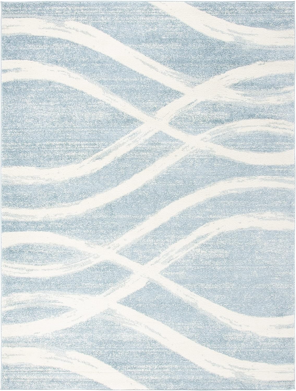 image:imageSAFAVIEH Area Rug 8x10 Adirondack Collection Large Sage amp Cream Modern Wave Design NonShedding amp Easy to Clean Ideal for Living Room Bedroom Dining Space ADR125XCreamSlate