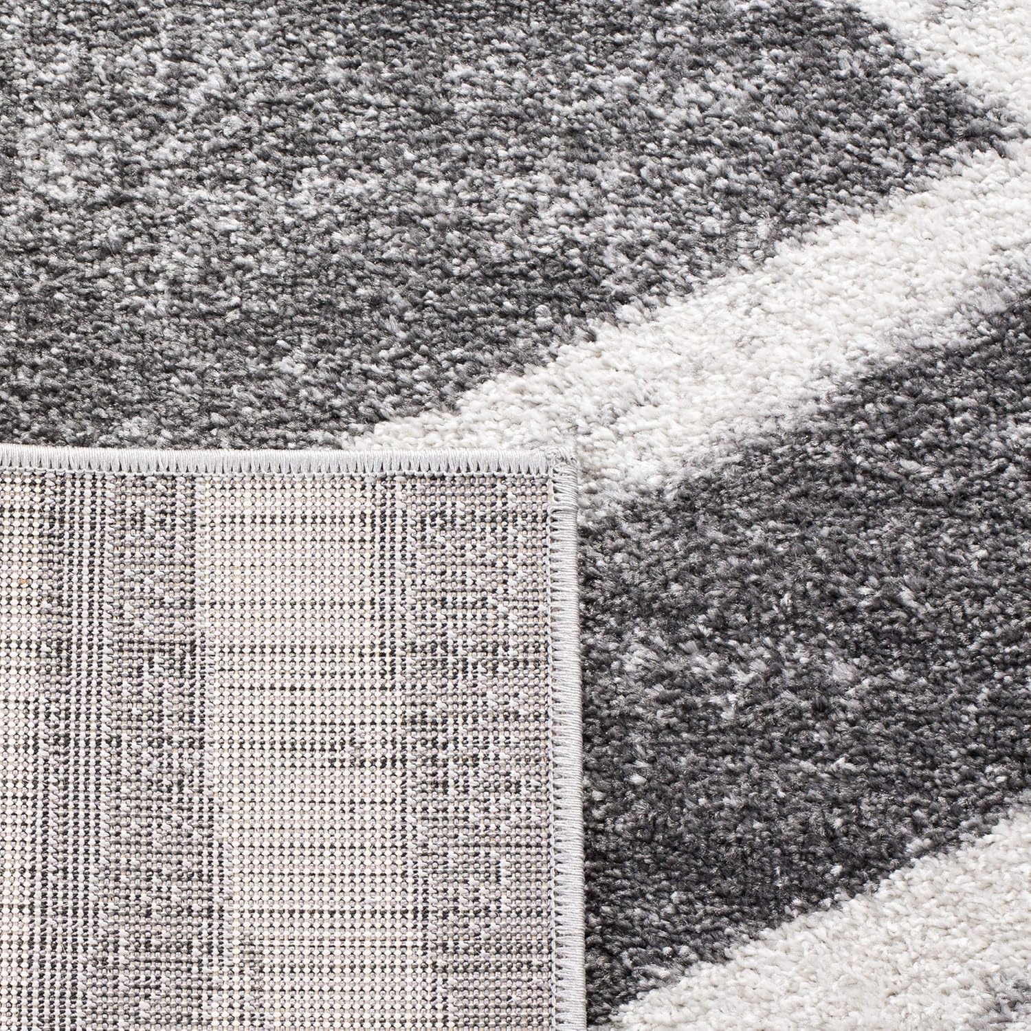 image:imageSAFAVIEH Area Rug 8x10 Adirondack Collection Large Sage amp Cream Modern Wave Design NonShedding amp Easy to Clean Ideal for Living Room Bedroom Dining Space ADR125XCharcoalIvory