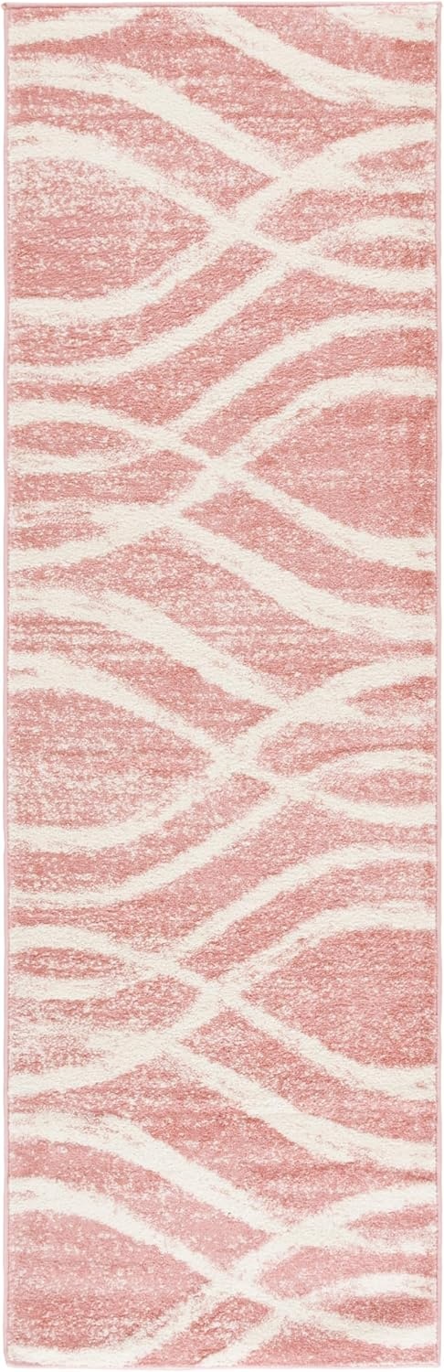 image:imageSAFAVIEH Area Rug 8x10 Adirondack Collection Large Sage amp Cream Modern Wave Design NonShedding amp Easy to Clean Ideal for Living Room Bedroom Dining Space ADR125XRoseCream
