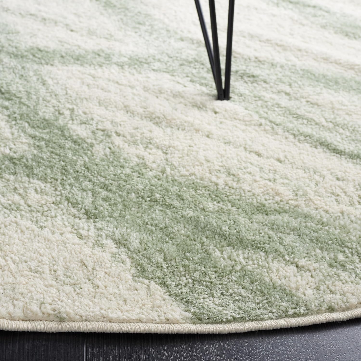 image:imageSAFAVIEH Area Rug 8x10 Adirondack Collection Large Sage amp Cream Modern Wave Design NonShedding amp Easy to Clean Ideal for Living Room Bedroom Dining Space ADR125XIvorySage