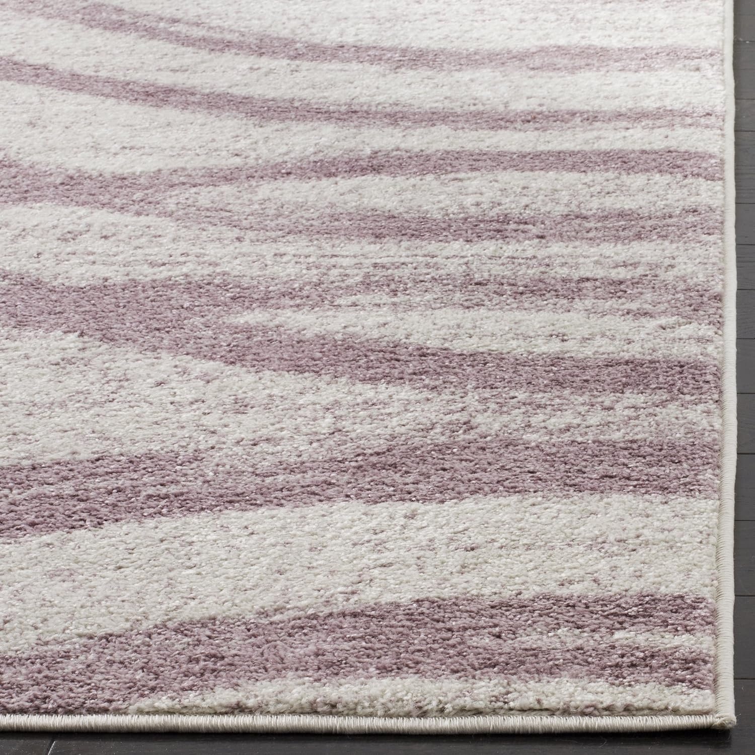 image:imageSAFAVIEH Area Rug 8x10 Adirondack Collection Large Sage amp Cream Modern Wave Design NonShedding amp Easy to Clean Ideal for Living Room Bedroom Dining Space ADR125XCreamPurple