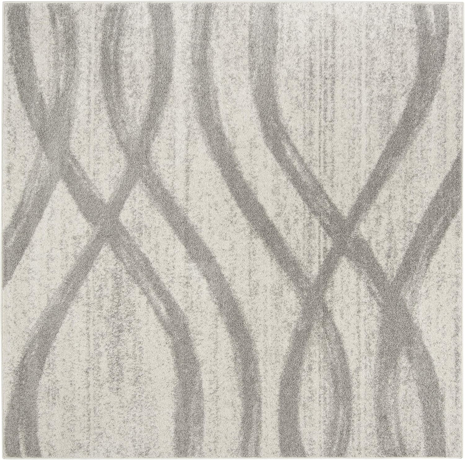 image:imageSAFAVIEH Area Rug 8x10 Adirondack Collection Large Sage amp Cream Modern Wave Design NonShedding amp Easy to Clean Ideal for Living Room Bedroom Dining Space ADR125XCreamGrey
