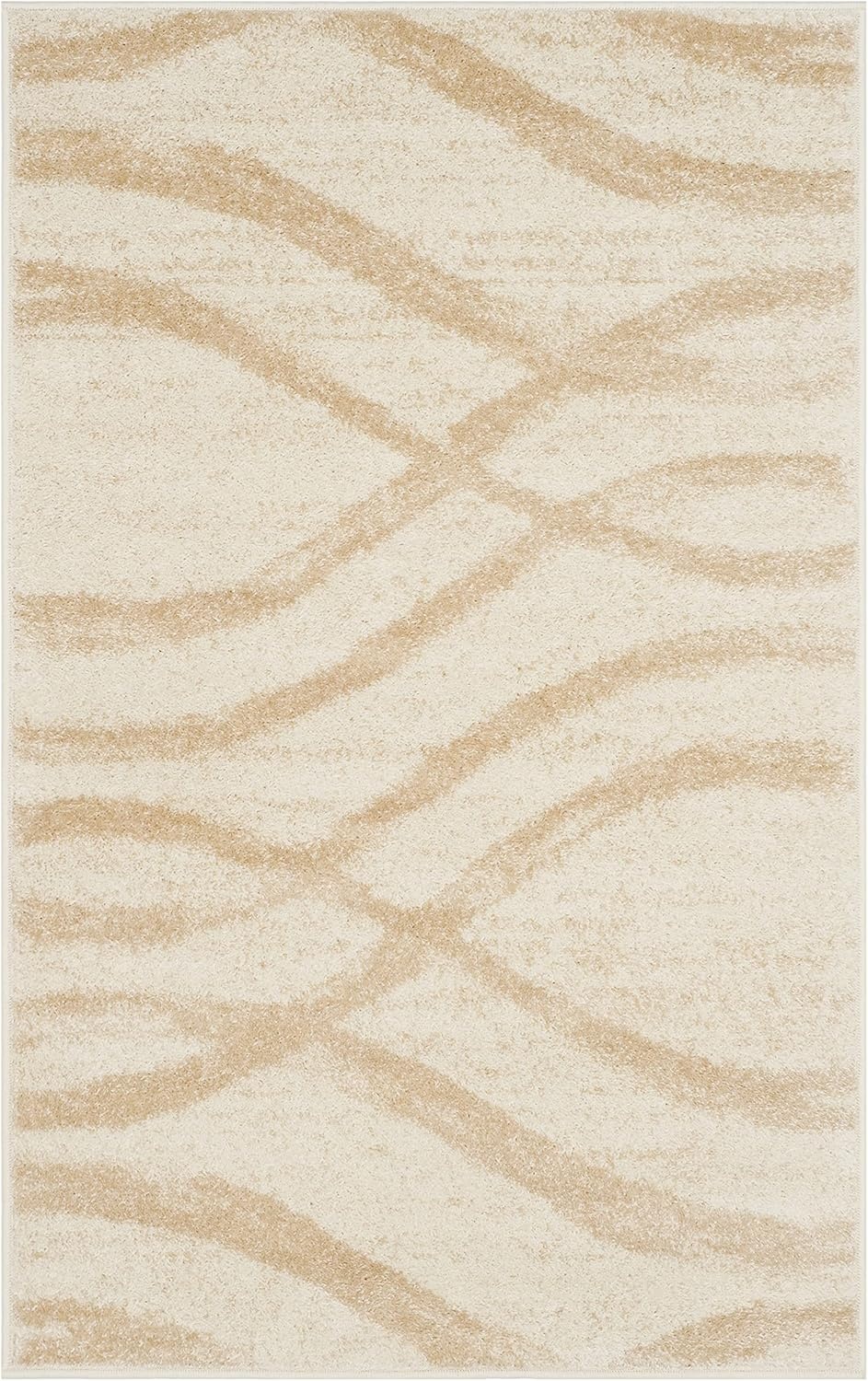 image:imageSAFAVIEH Area Rug 8x10 Adirondack Collection Large Sage amp Cream Modern Wave Design NonShedding amp Easy to Clean Ideal for Living Room Bedroom Dining Space ADR125XCreamChampagne