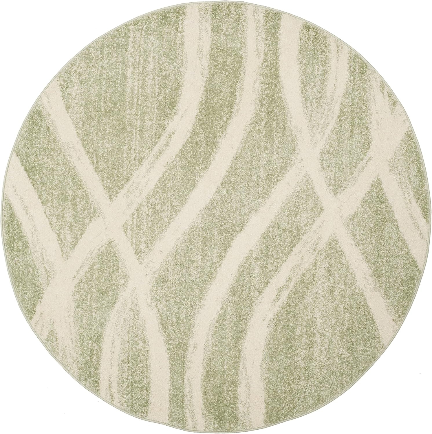 image:imageSAFAVIEH Area Rug 8x10 Adirondack Collection Large Sage amp Cream Modern Wave Design NonShedding amp Easy to Clean Ideal for Living Room Bedroom Dining Space ADR125XSageCream
