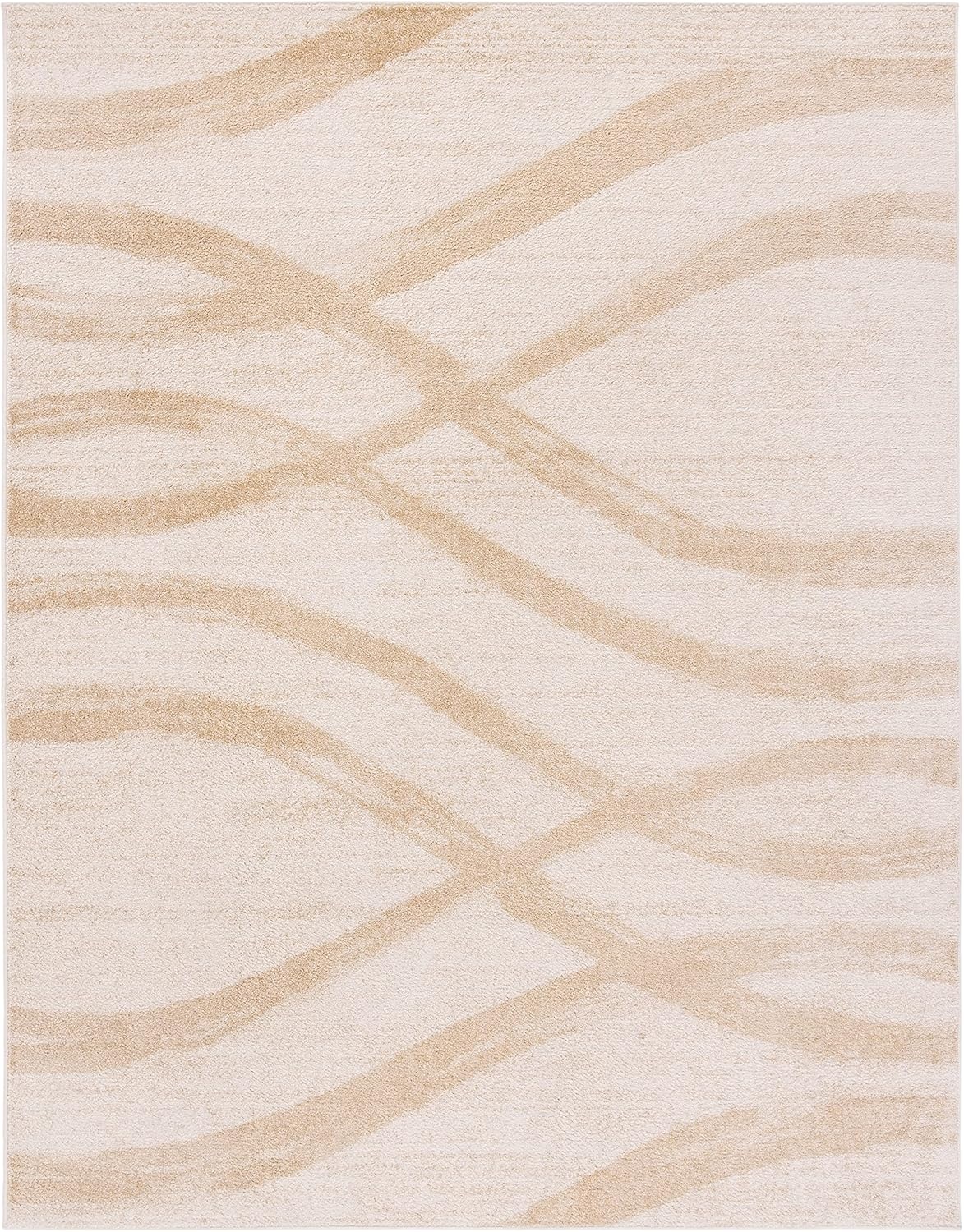 image:imageSAFAVIEH Area Rug 8x10 Adirondack Collection Large Sage amp Cream Modern Wave Design NonShedding amp Easy to Clean Ideal for Living Room Bedroom Dining Space ADR125XCreamChampagne