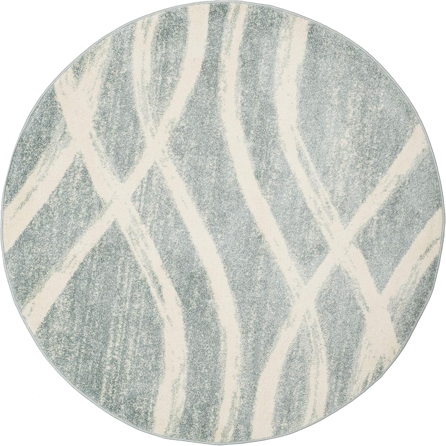 image:imageSAFAVIEH Area Rug 8x10 Adirondack Collection Large Sage amp Cream Modern Wave Design NonShedding amp Easy to Clean Ideal for Living Room Bedroom Dining Space ADR125XCreamSlate