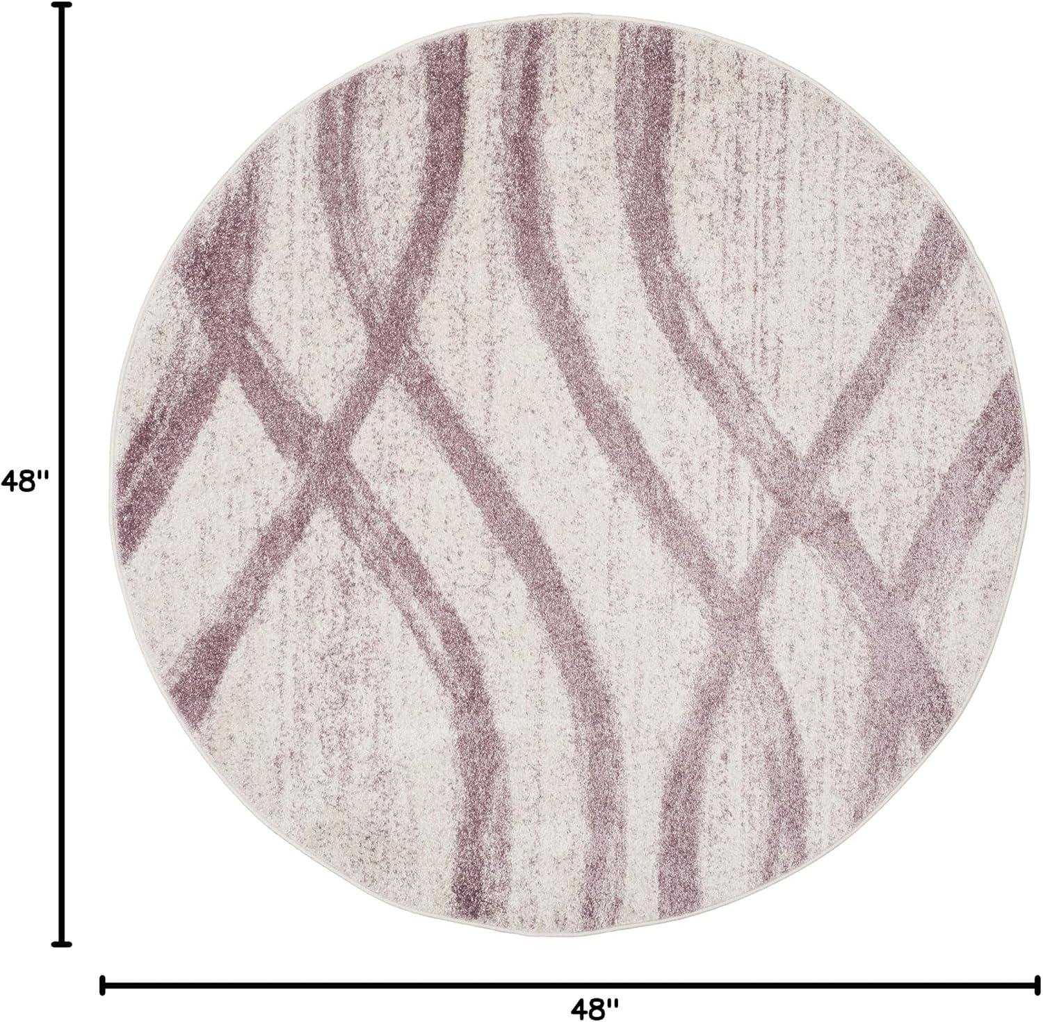 image:imageSAFAVIEH Area Rug 8x10 Adirondack Collection Large Sage amp Cream Modern Wave Design NonShedding amp Easy to Clean Ideal for Living Room Bedroom Dining Space ADR125XCreamPurple