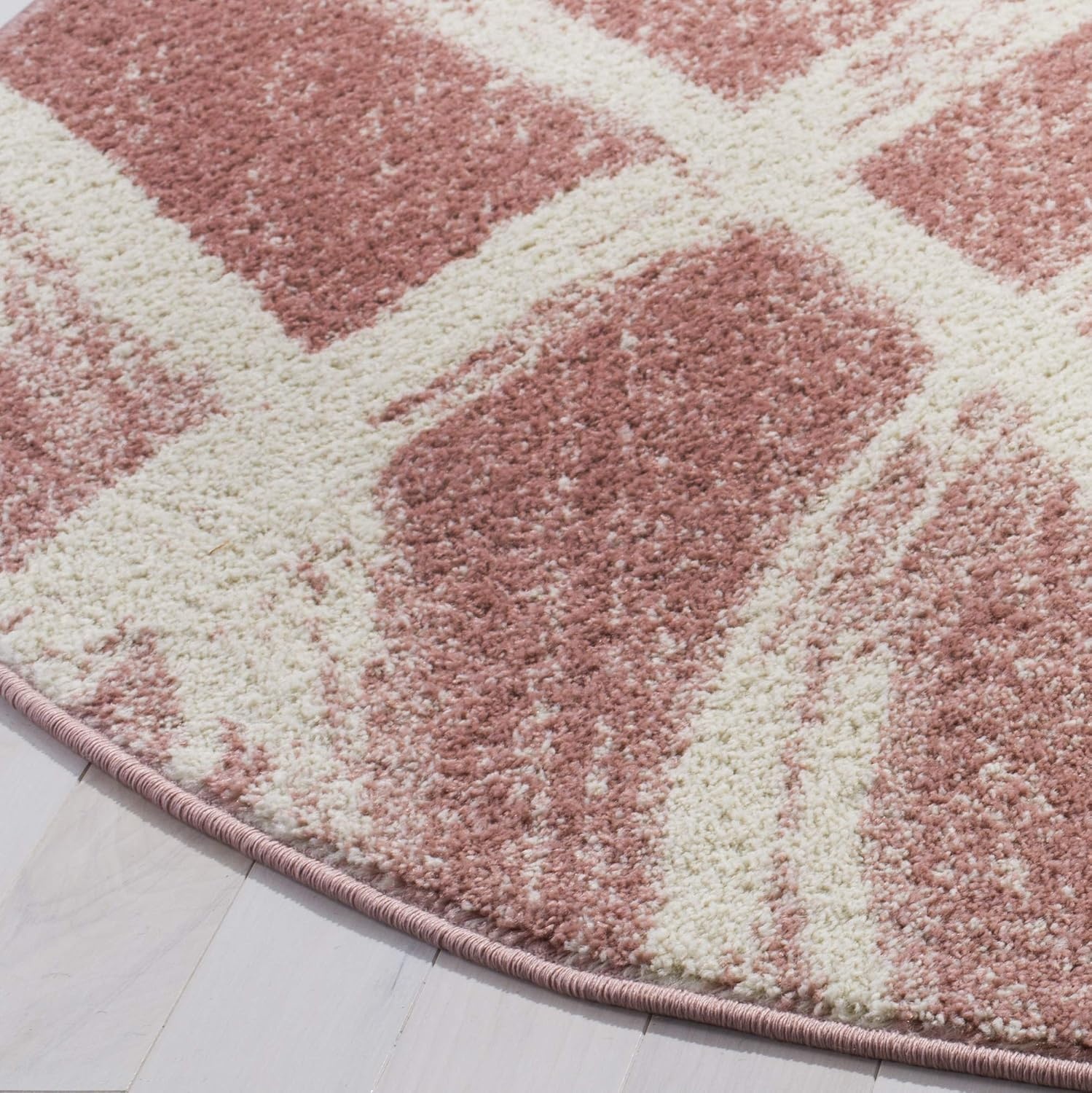 image:imageSAFAVIEH Area Rug 8x10 Adirondack Collection Large Sage amp Cream Modern Wave Design NonShedding amp Easy to Clean Ideal for Living Room Bedroom Dining Space ADR125XRoseCream
