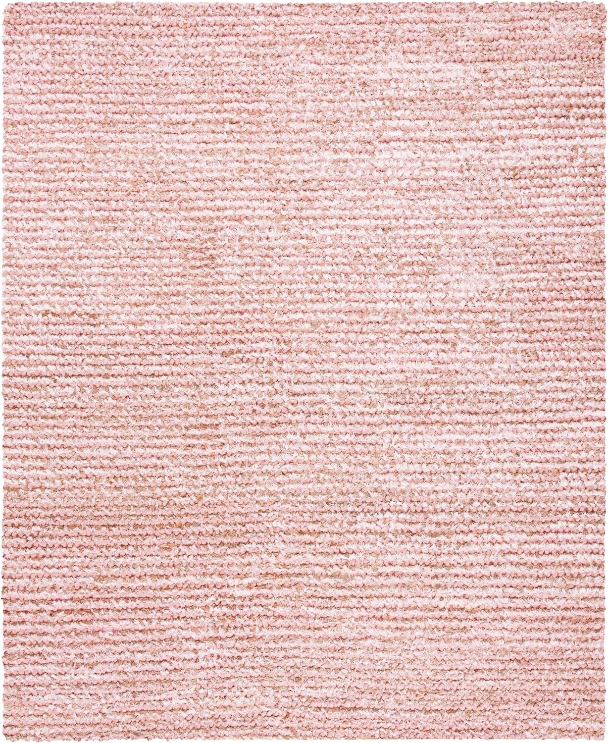 image:imageSAFAVIEH Area Rug 8x10 Aspen Shag Collection Large White amp Beige Handmade Wool 1inch Thick Ideal for Living Room Bedroom Office Dining Space SG640APink