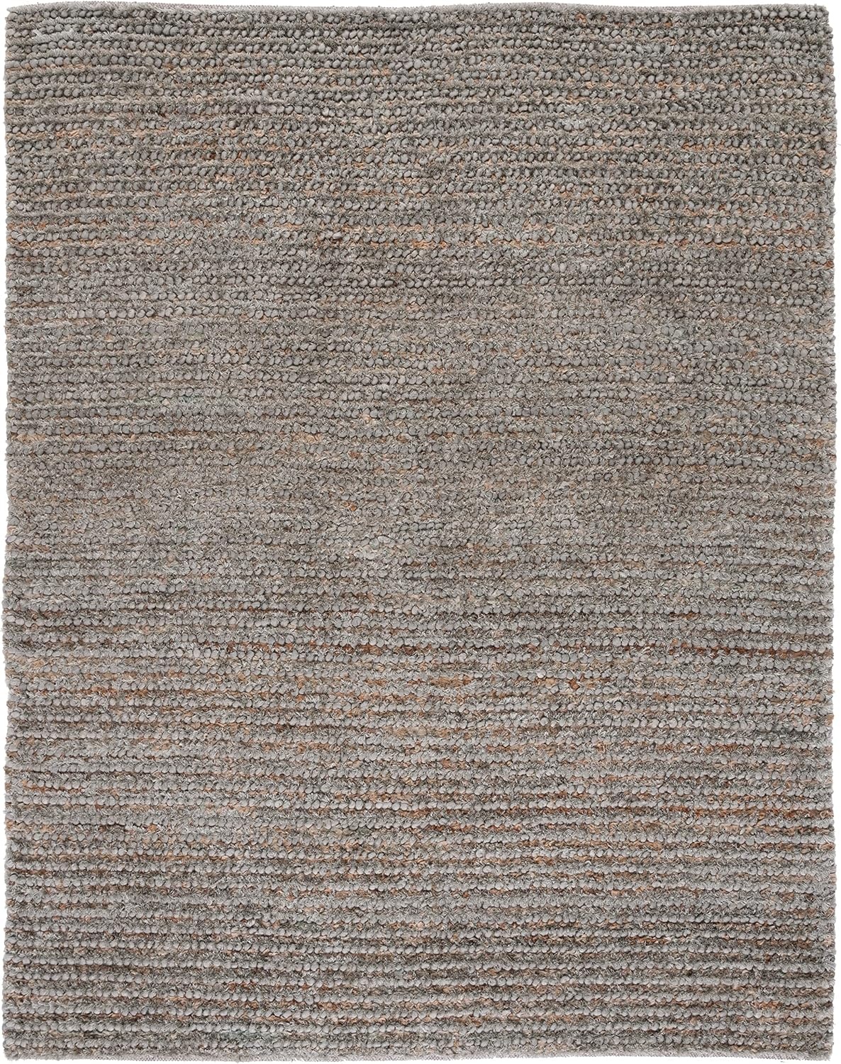 image:imageSAFAVIEH Area Rug 8x10 Aspen Shag Collection Large White amp Beige Handmade Wool 1inch Thick Ideal for Living Room Bedroom Office Dining Space SG640AGrey