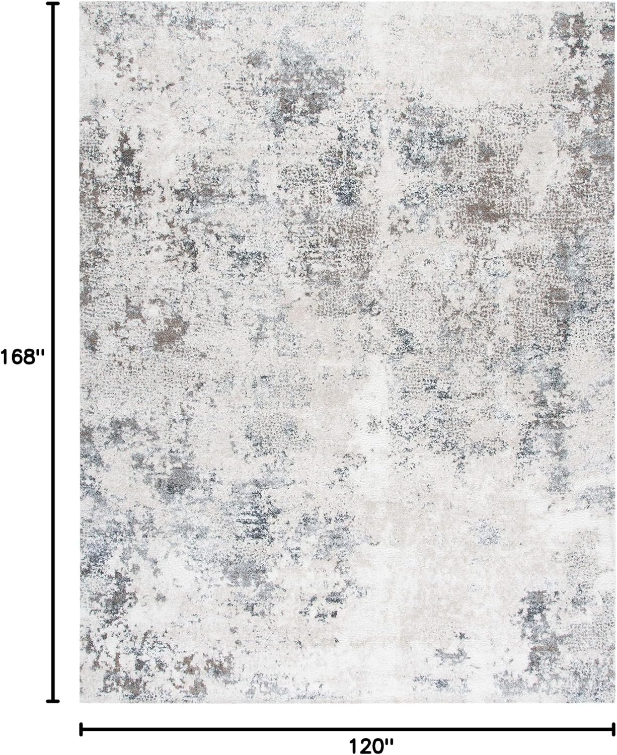 image:imageSAFAVIEH Area Rug 8x10 Aston Collection Large Navy amp Grey Modern Abstract Design NonShedding amp Easy Cleaning Ideal for Living Room Bedroom Office Dining Space ASN710NIvoryGrey