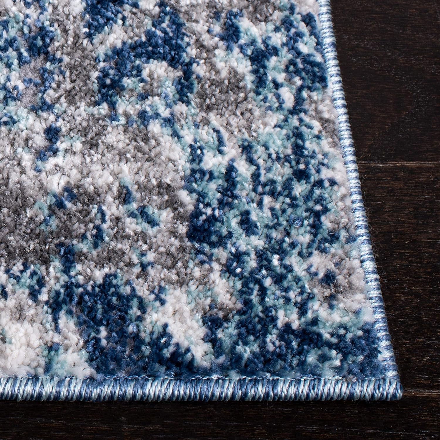 image:imageSAFAVIEH Area Rug 8x10 Aston Collection Large Navy amp Grey Modern Abstract Design NonShedding amp Easy Cleaning Ideal for Living Room Bedroom Office Dining Space ASN710NNavyGrey