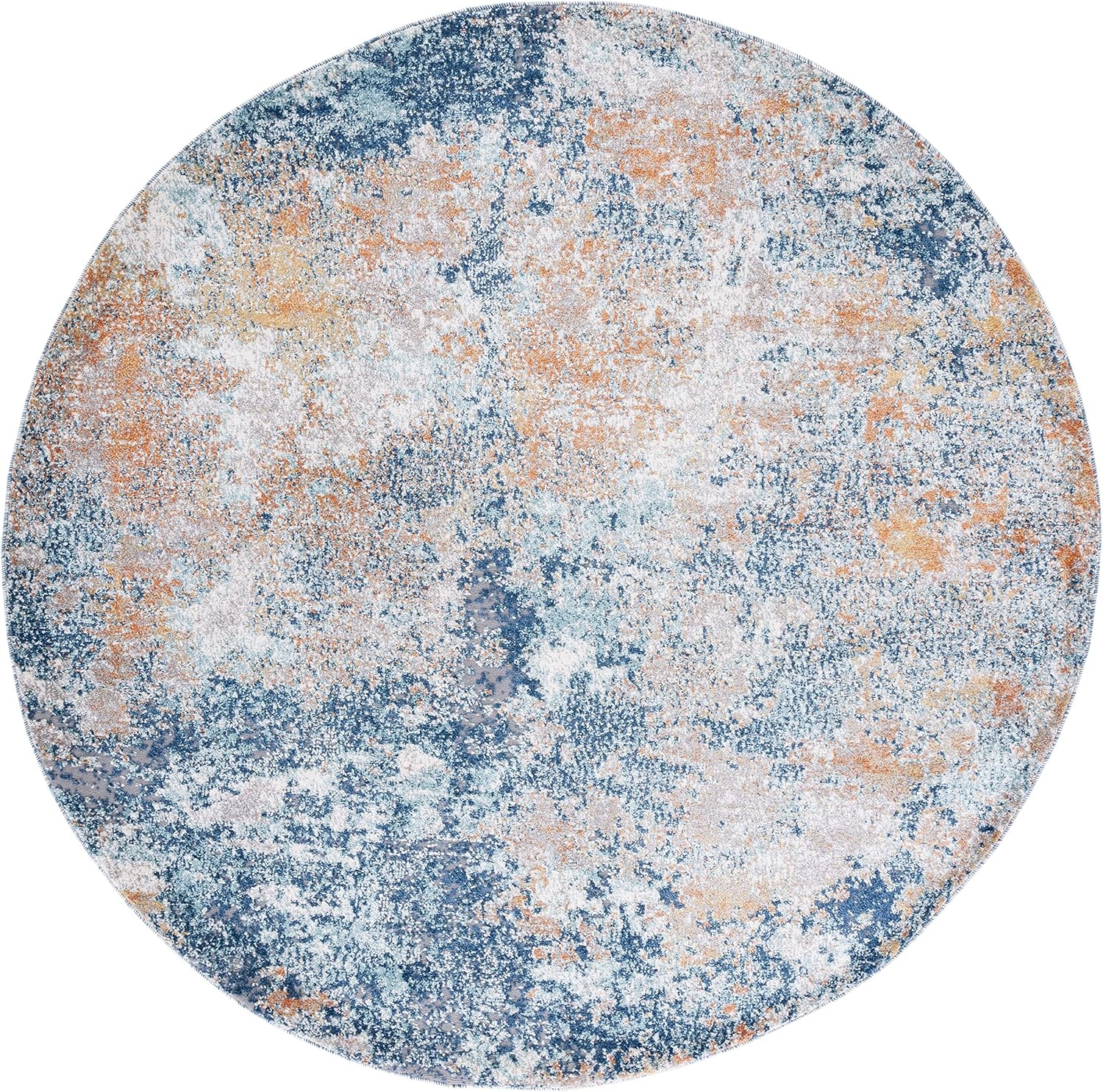 image:imageSAFAVIEH Area Rug 8x10 Aston Collection Large Navy amp Grey Modern Abstract Design NonShedding amp Easy Cleaning Ideal for Living Room Bedroom Office Dining Space ASN710NNavyGold