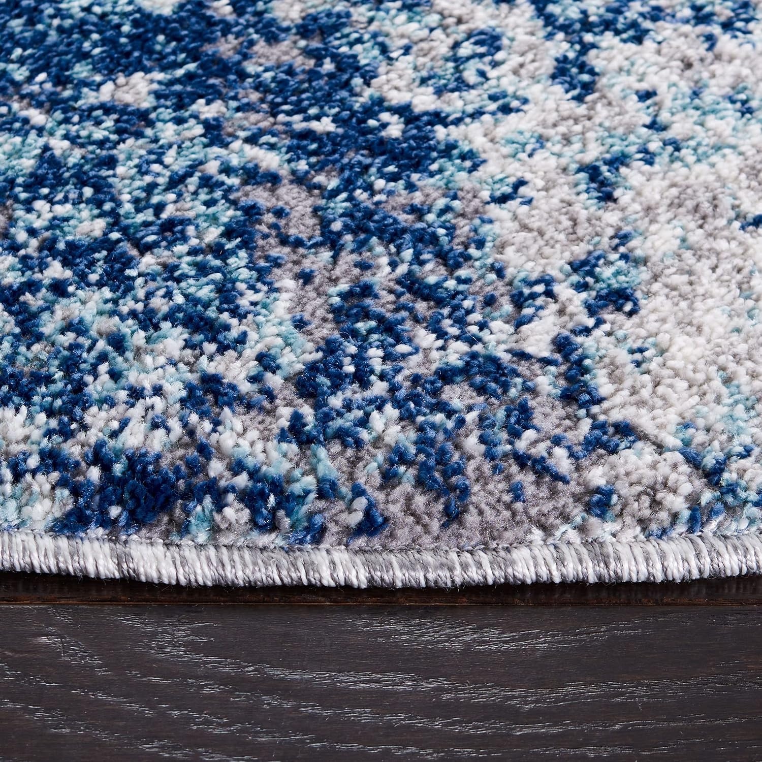 image:imageSAFAVIEH Area Rug 8x10 Aston Collection Large Navy amp Grey Modern Abstract Design NonShedding amp Easy Cleaning Ideal for Living Room Bedroom Office Dining Space ASN710NNavyGrey
