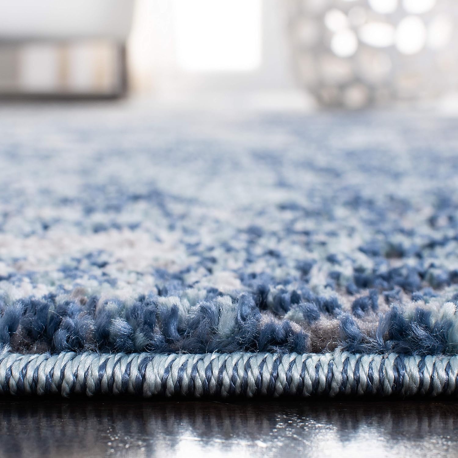 image:imageSAFAVIEH Area Rug 8x10 Aston Collection Large Navy amp Grey Modern Abstract Design NonShedding amp Easy Cleaning Ideal for Living Room Bedroom Office Dining Space ASN710NNavyGrey