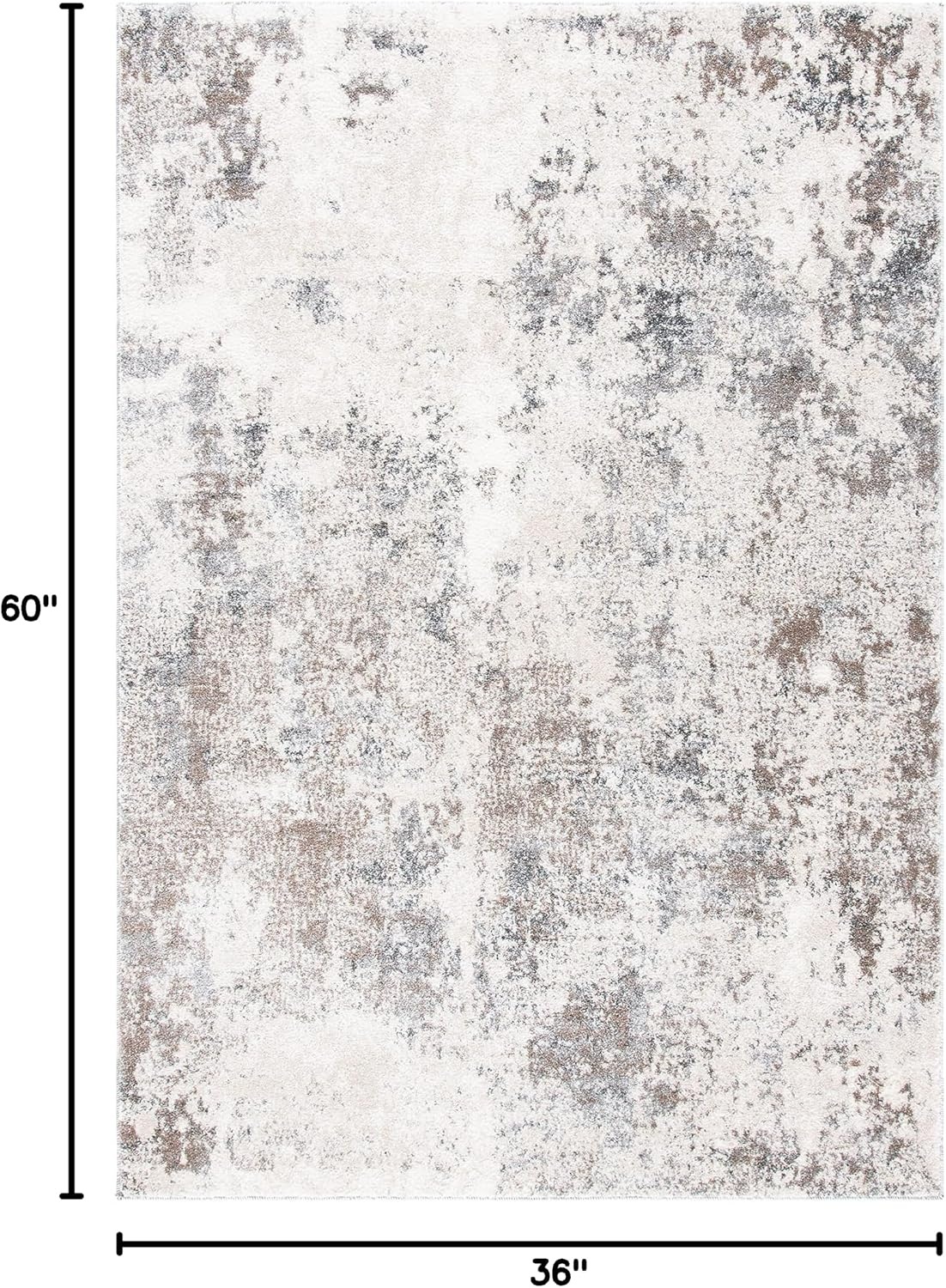 image:imageSAFAVIEH Area Rug 8x10 Aston Collection Large Navy amp Grey Modern Abstract Design NonShedding amp Easy Cleaning Ideal for Living Room Bedroom Office Dining Space ASN710NIvoryGrey