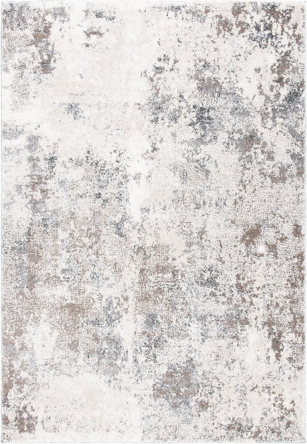 image:imageSAFAVIEH Area Rug 8x10 Aston Collection Large Navy amp Grey Modern Abstract Design NonShedding amp Easy Cleaning Ideal for Living Room Bedroom Office Dining Space ASN710NIvoryGrey